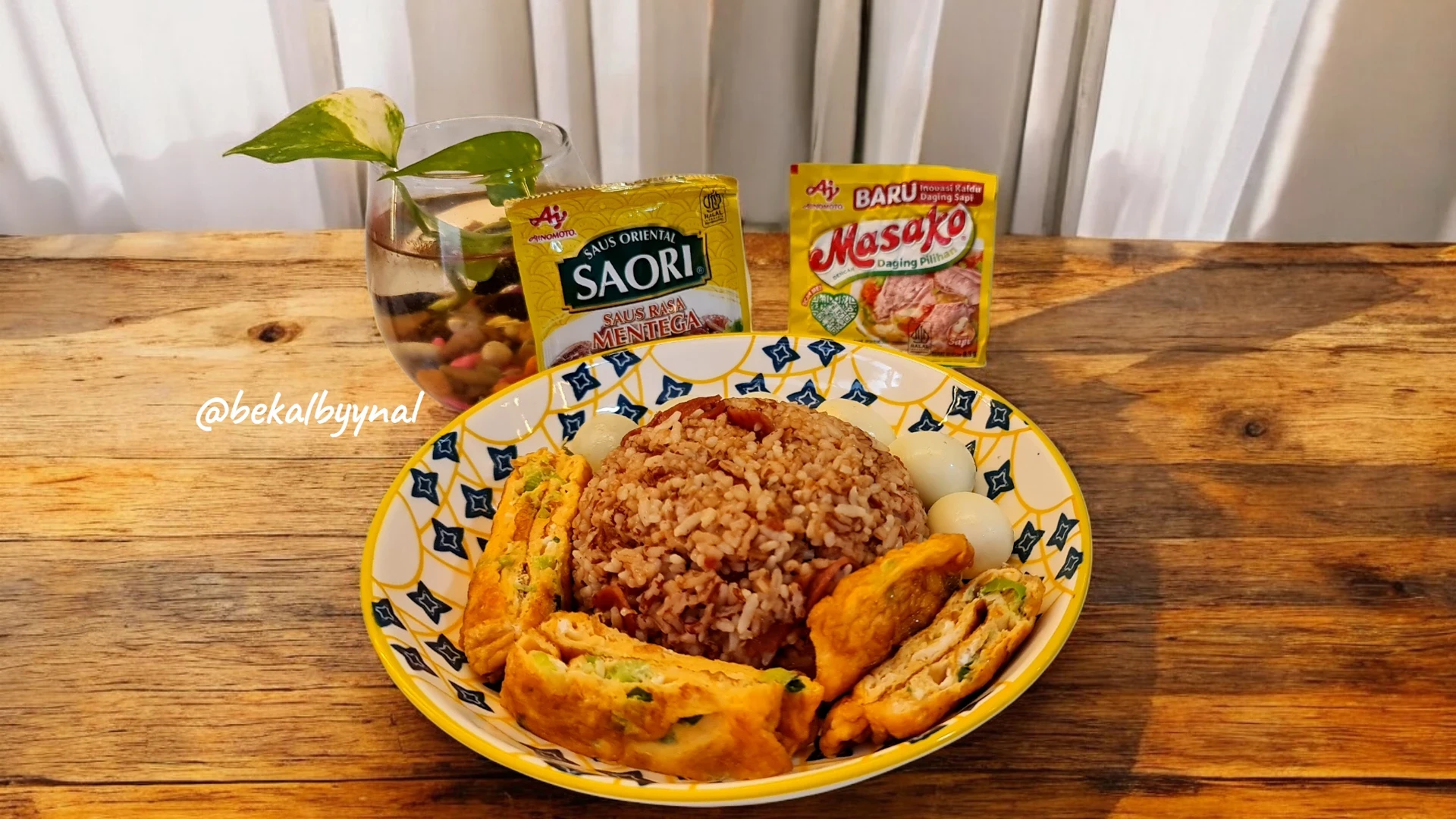 #EksplorasaNasiGoreng Nasi Merah Goreng Mentega