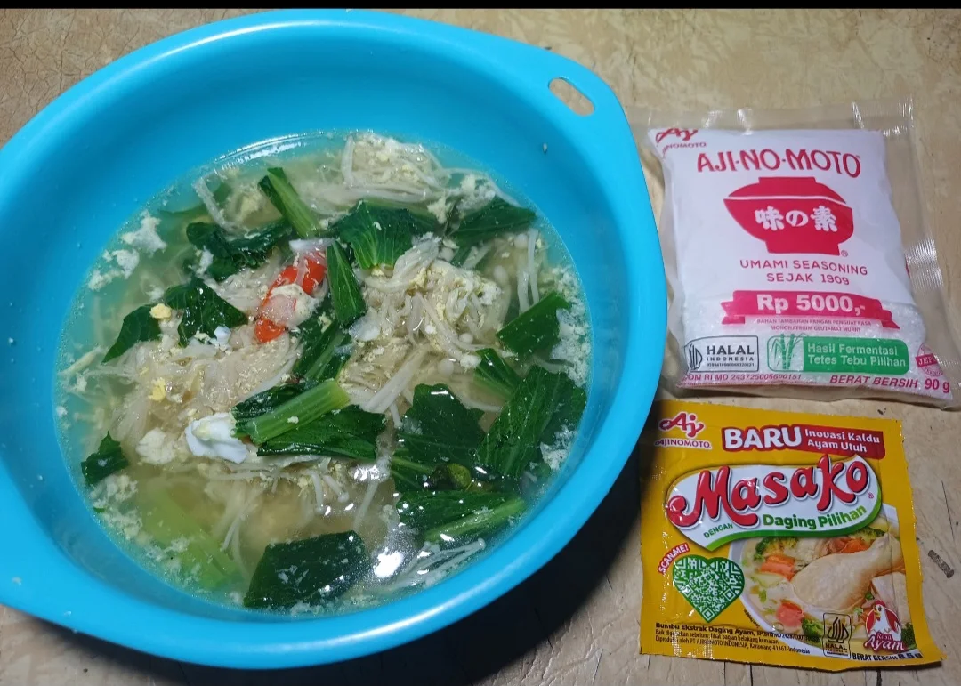 Enoki Sawi Kuah