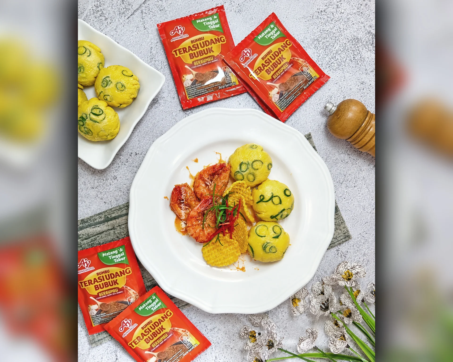 Fancy Nasi Goreng Terasi Udang Balado #NikmatTanpaDrama #AjinomotoTerasiUdang