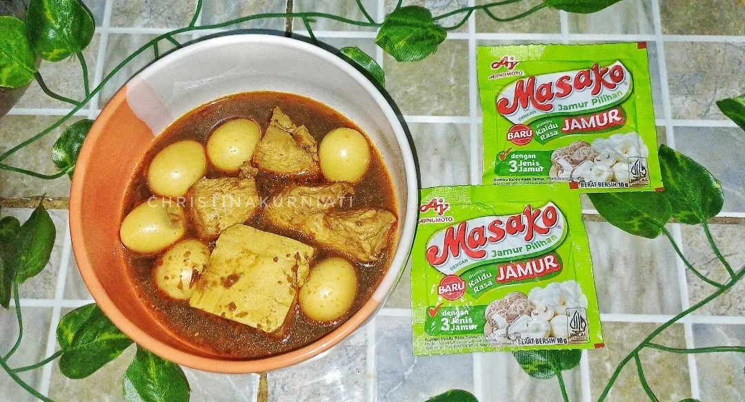 Fillet Ayam Tahu Puyuh Pedas ala Masako Jamur