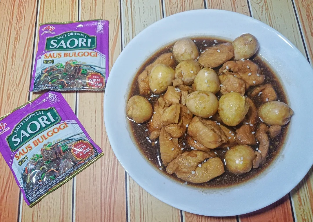 Fillet Telur Puyuh Kuah Bulgogi