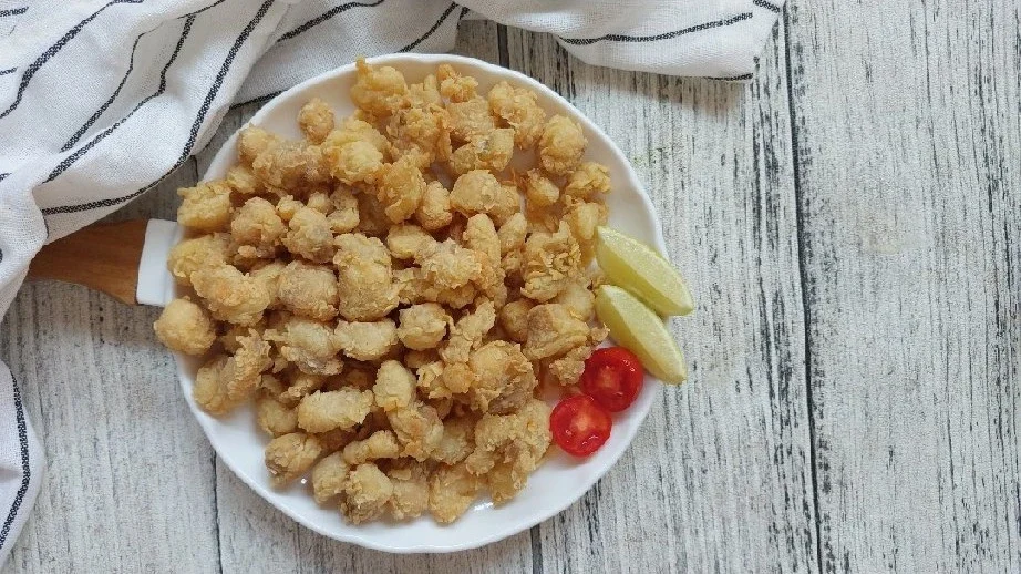 Fish popcorn ala Ajinomoto