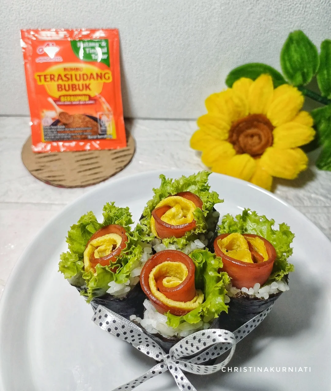 Flower Kimbab Terasi Udang Ajinomoto