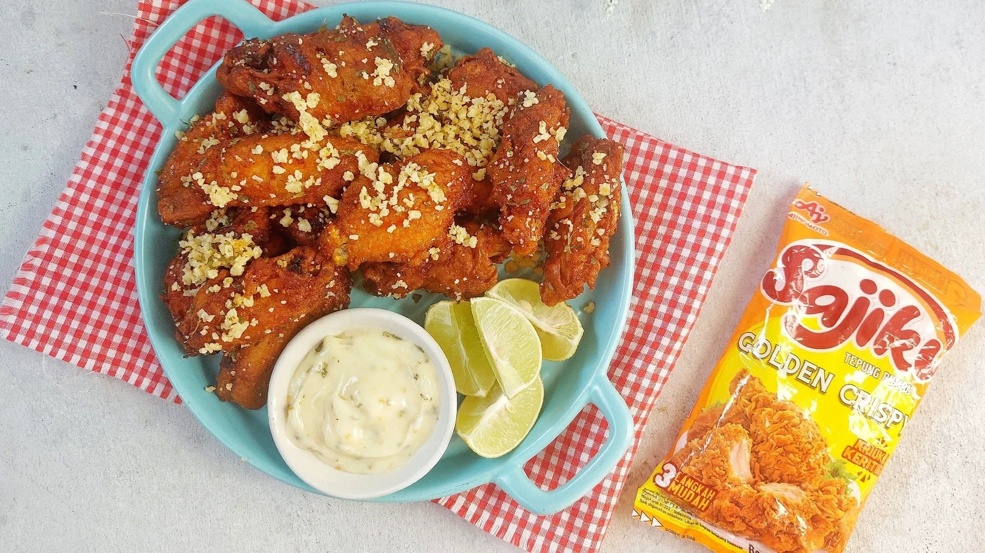 Garlic Cheddar Wings #SajikuLezatMeresapSampaiDalam
