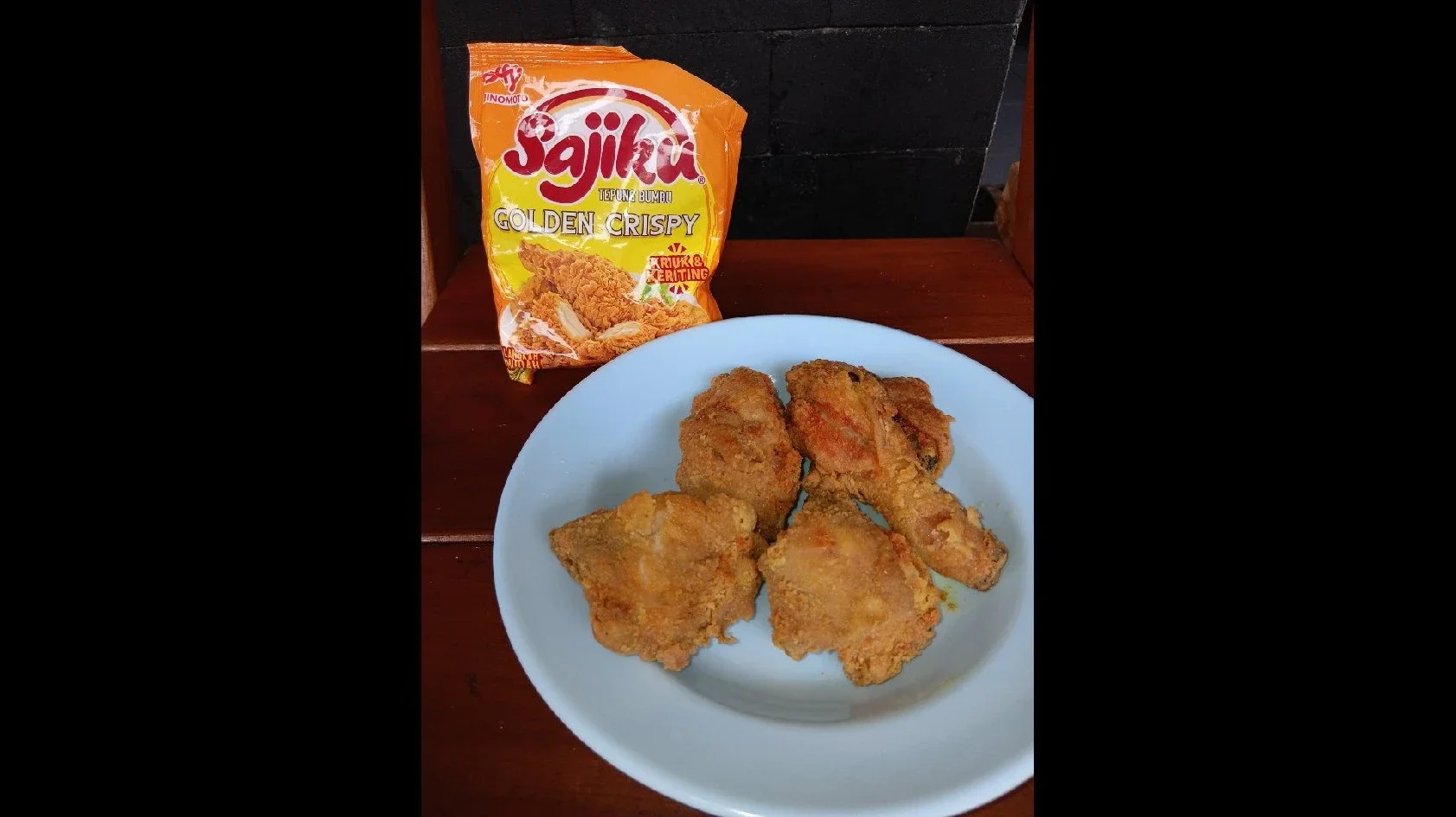 Golden Fried Chicken ala tepung Sajiku #KreasiMenuAyam