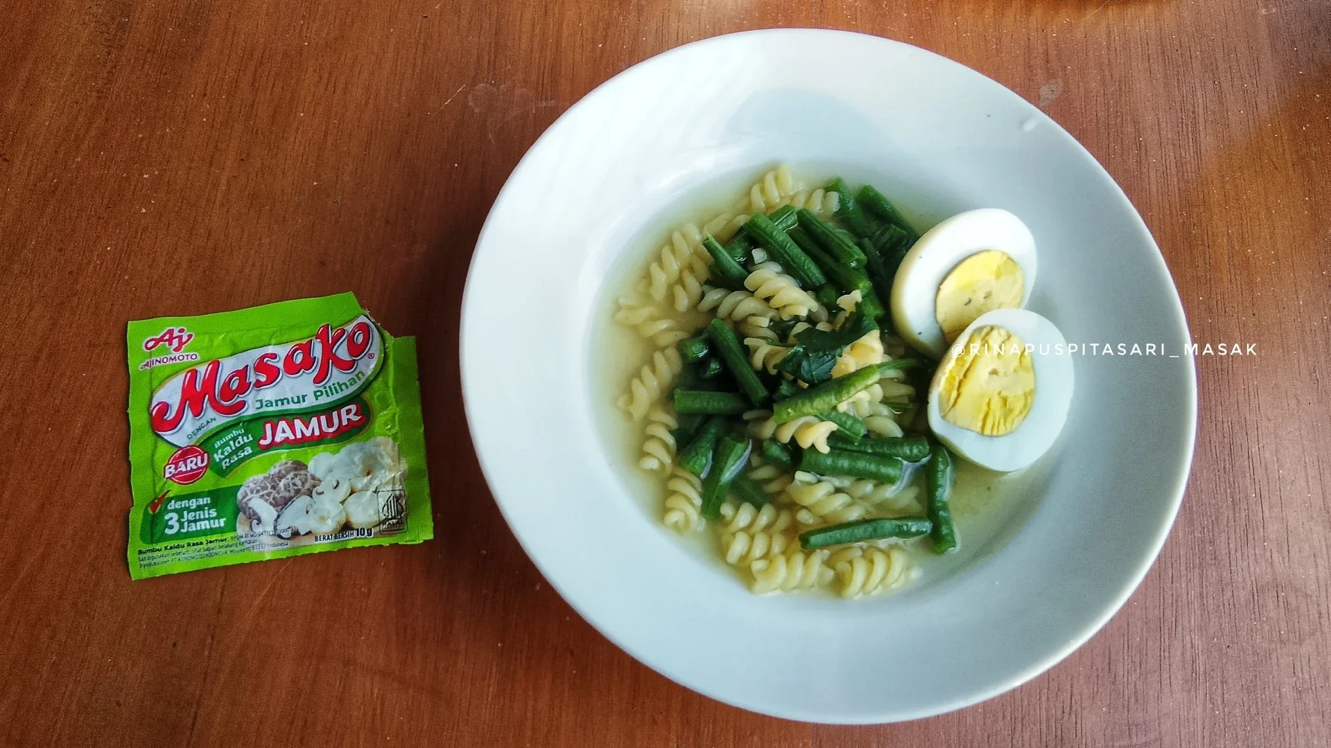 Gombyar Makaroni Kacang Panjang ala Masako®