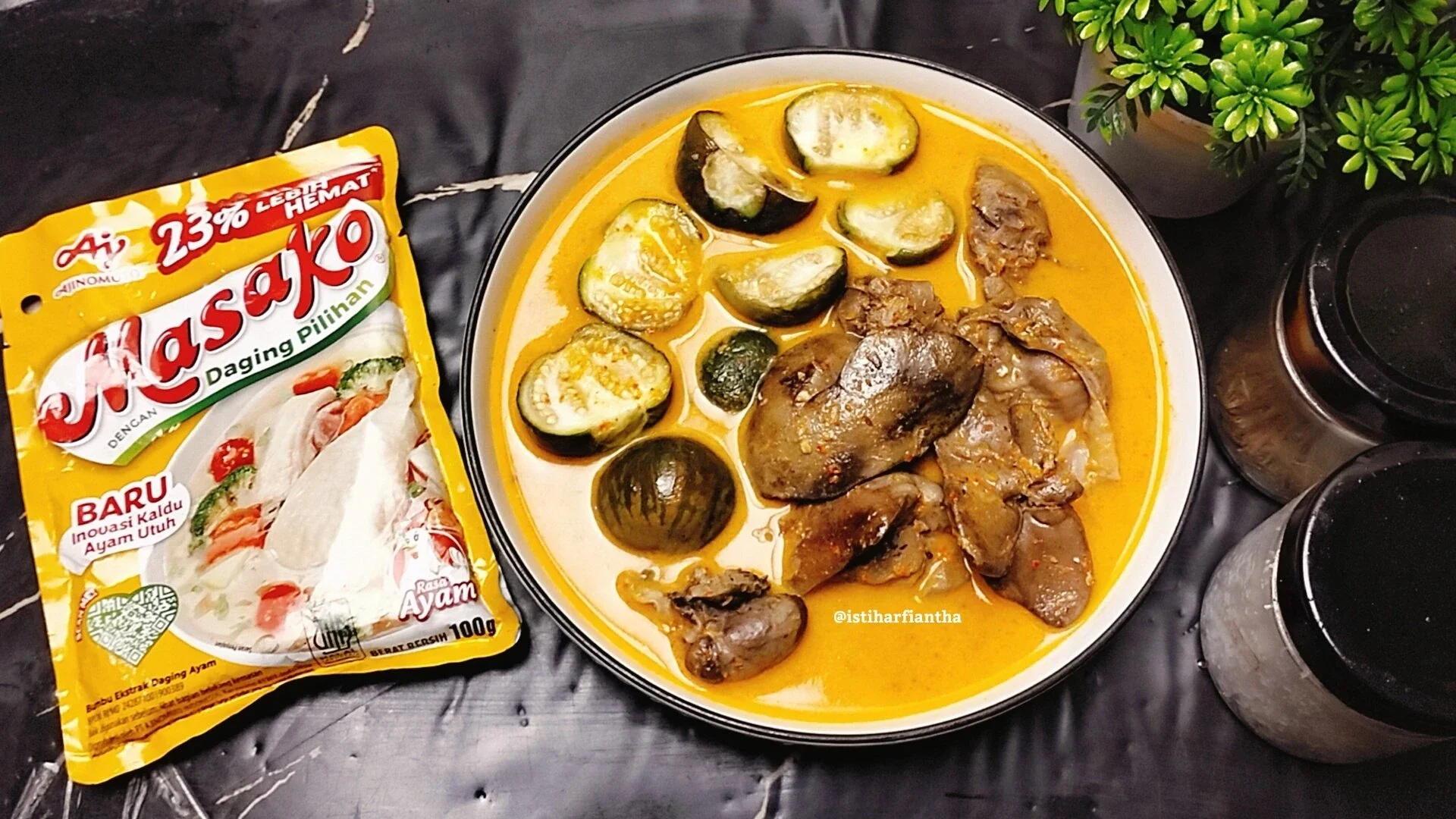 Gulai Ampela Hati Terong Bulat ala MASAKO®