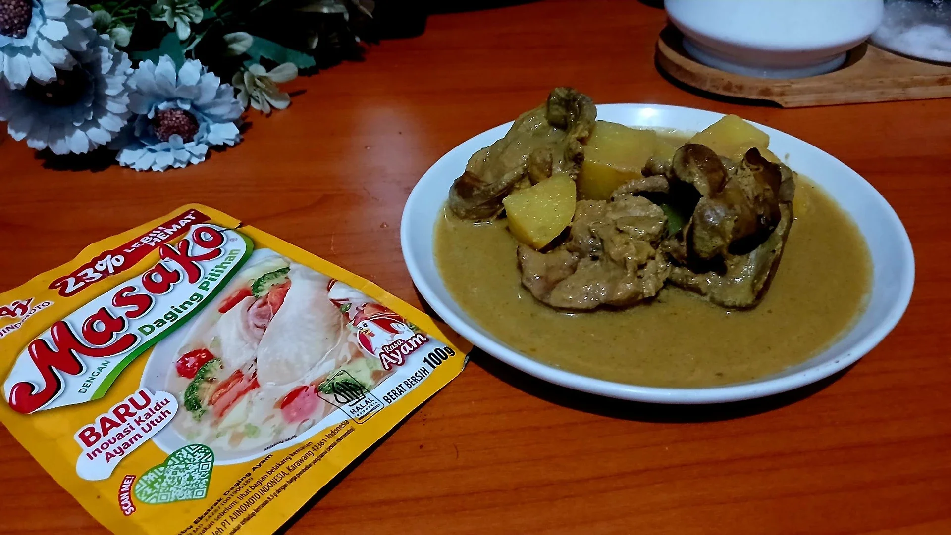 Gulai Ati Ampela Kentang