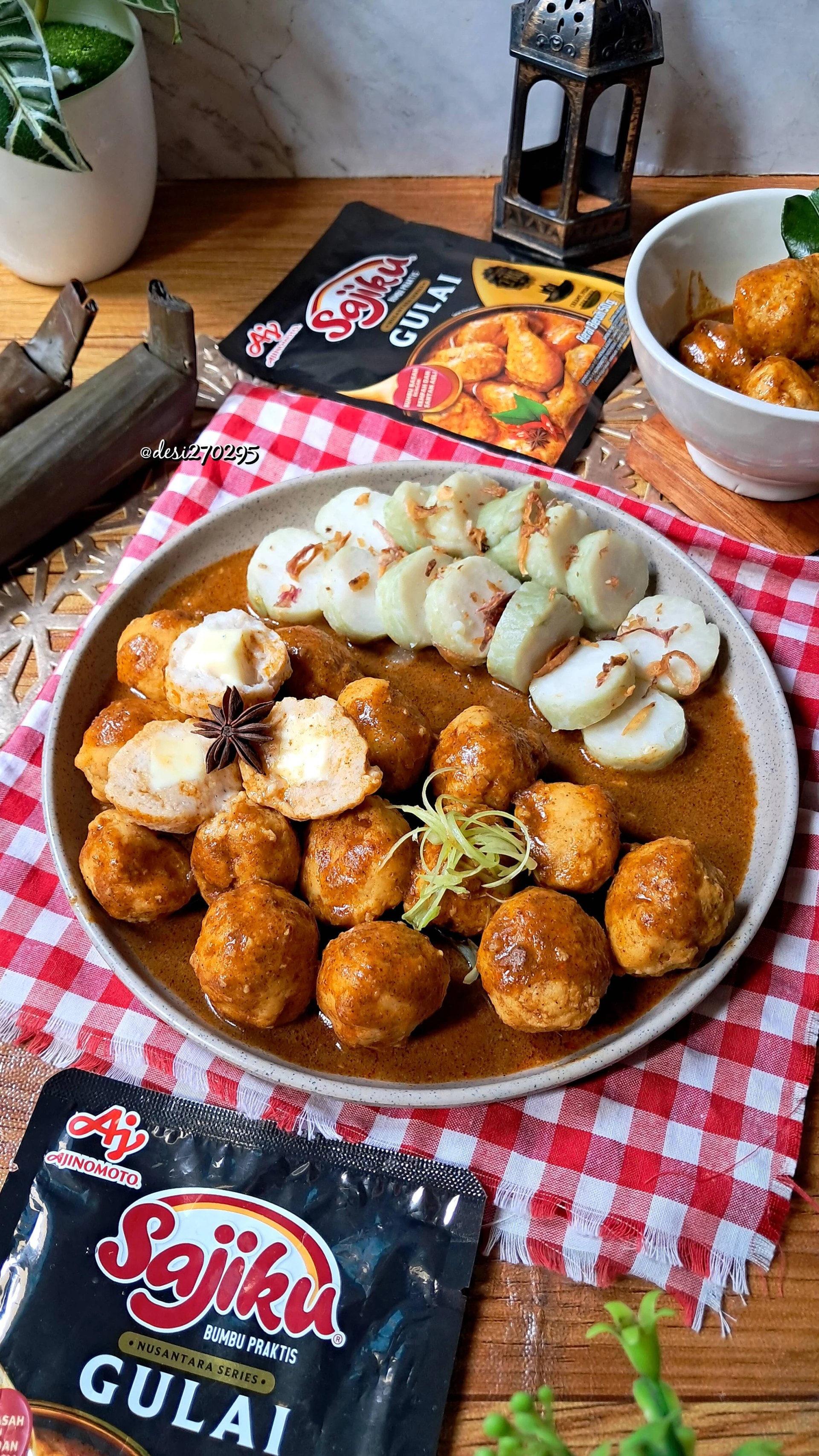 Gulai Bakso Keju