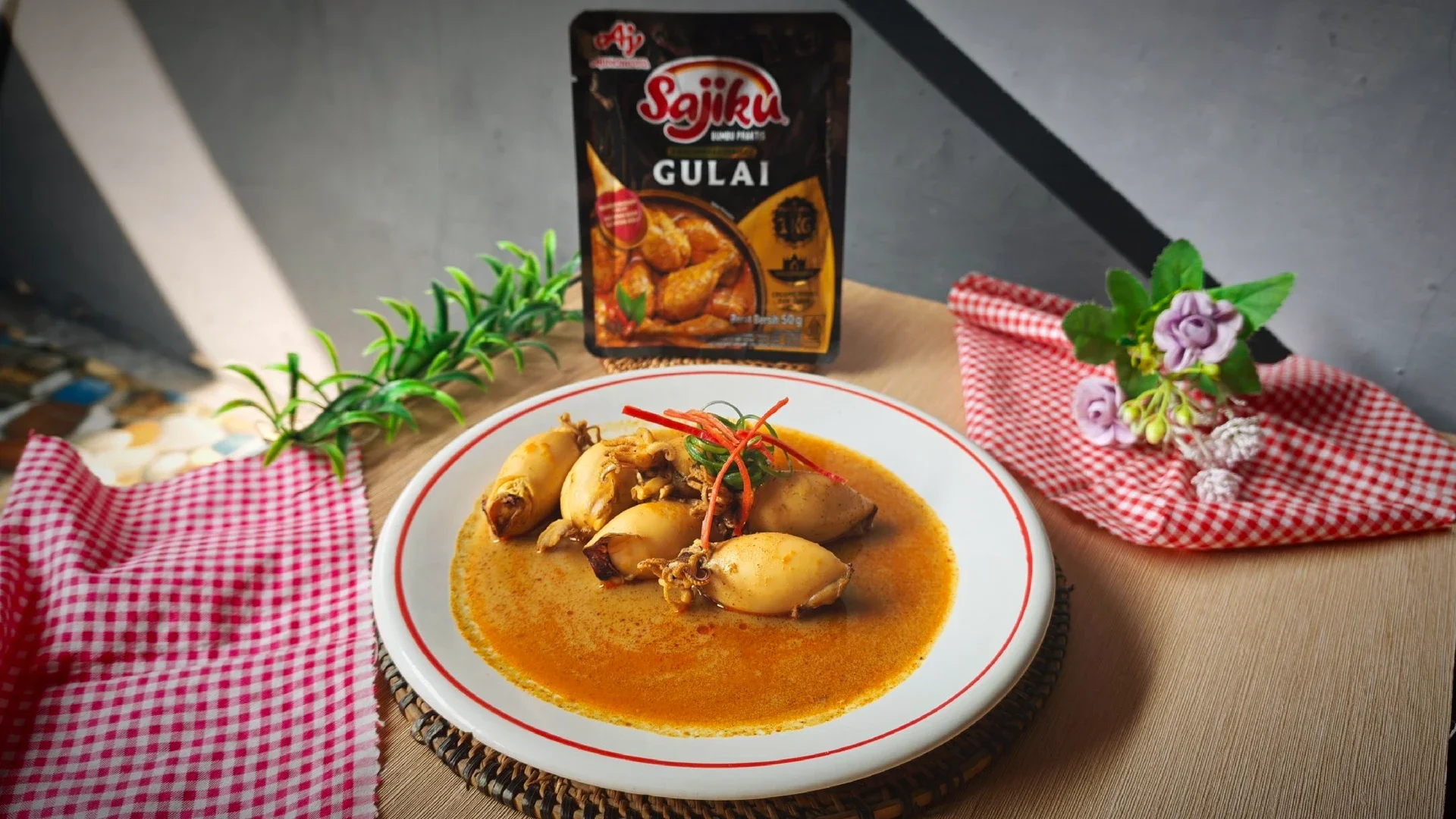 Gulai Cumi Isi Tahu