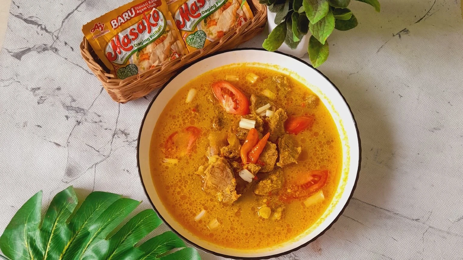 Gulai daging mantul