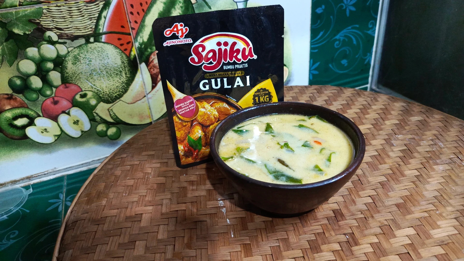 Gulai Daun Melinjo Tahu Kulit