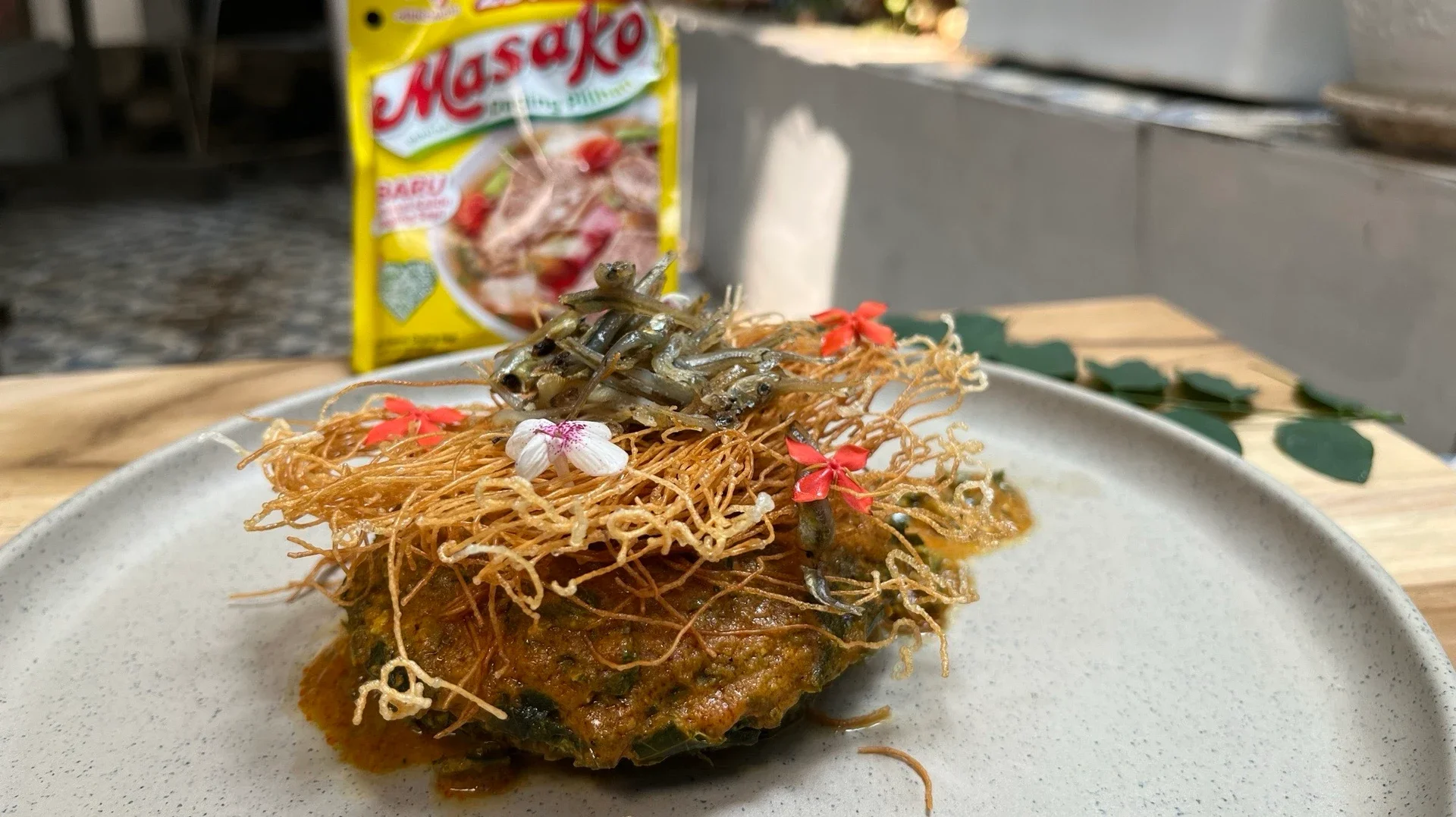 Gulai daun singkong ala Masako