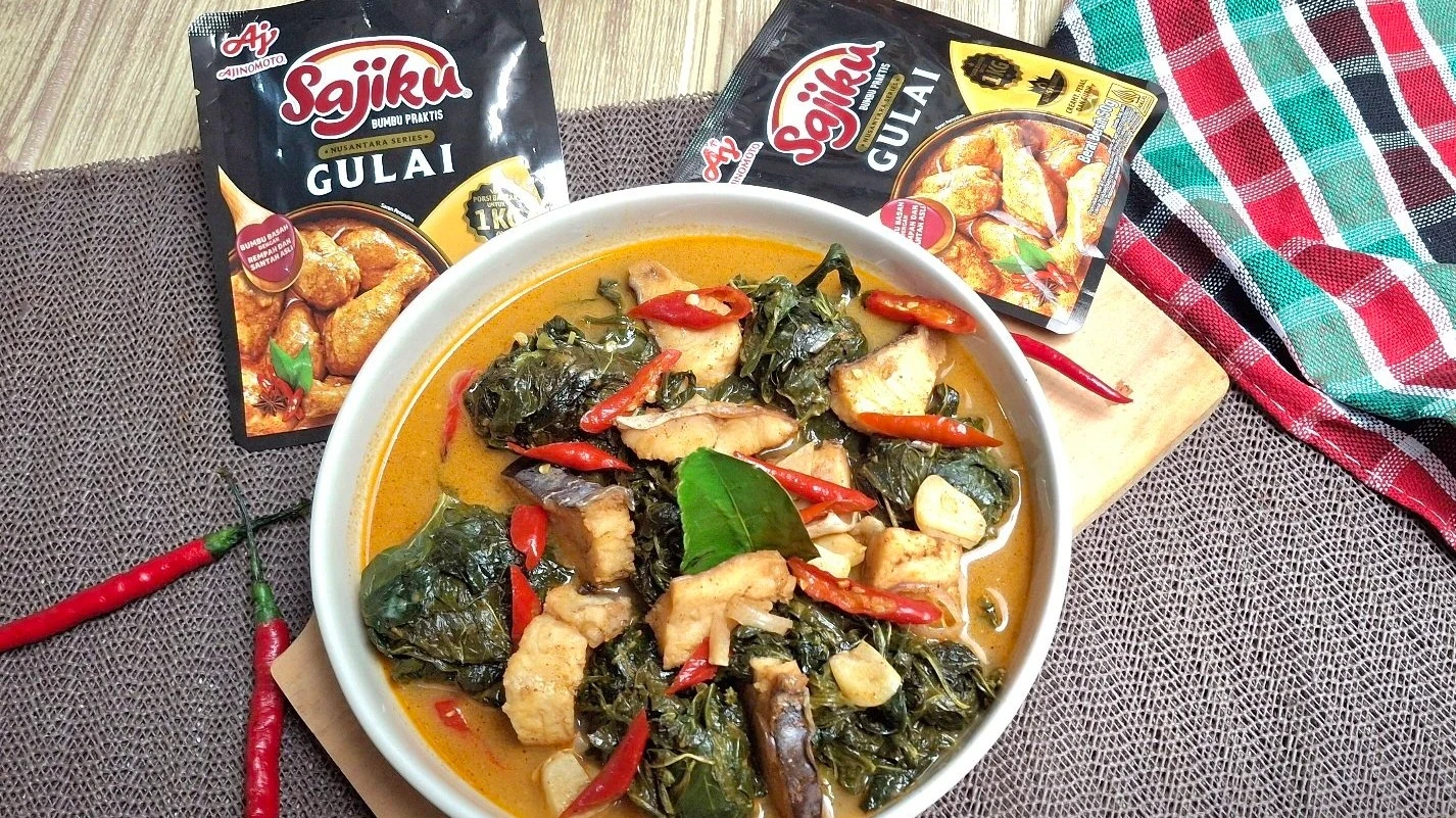 Gulai Daun Singkong Ikan Jambal #SAJIANRamadanKU - Edisi Gulai