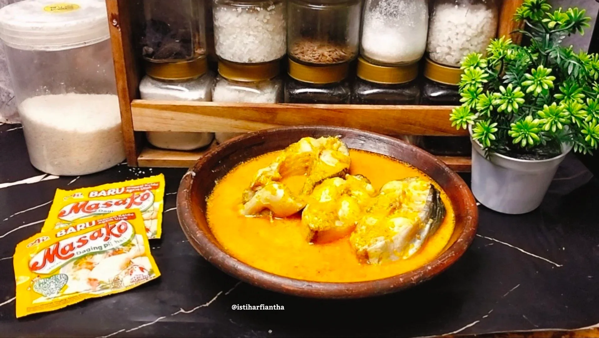 Gulai Ikan Patin Pedas Gurih
