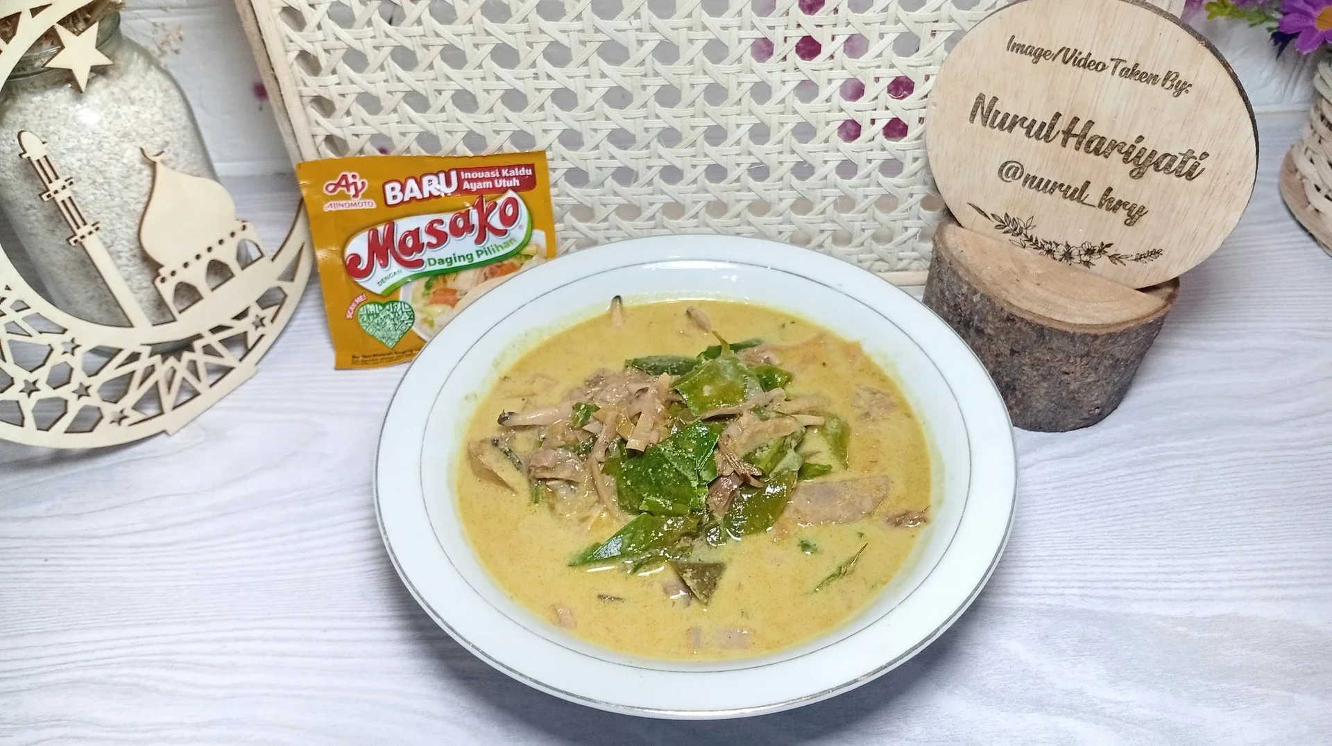 Gulai jantung pisang