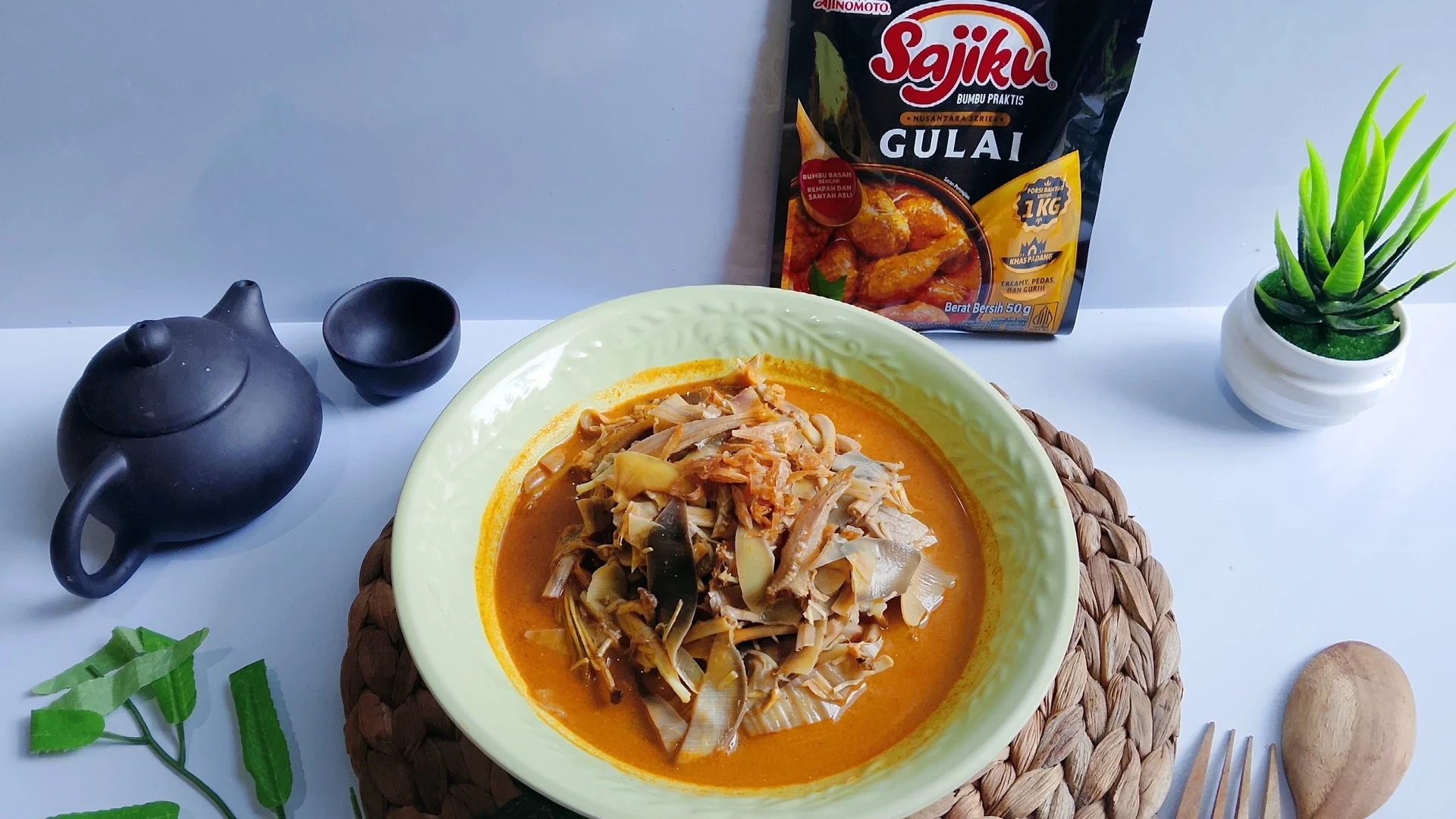Gulai Jantung Pisang Teri ala Sajiku® #SAJIANRamadanKU