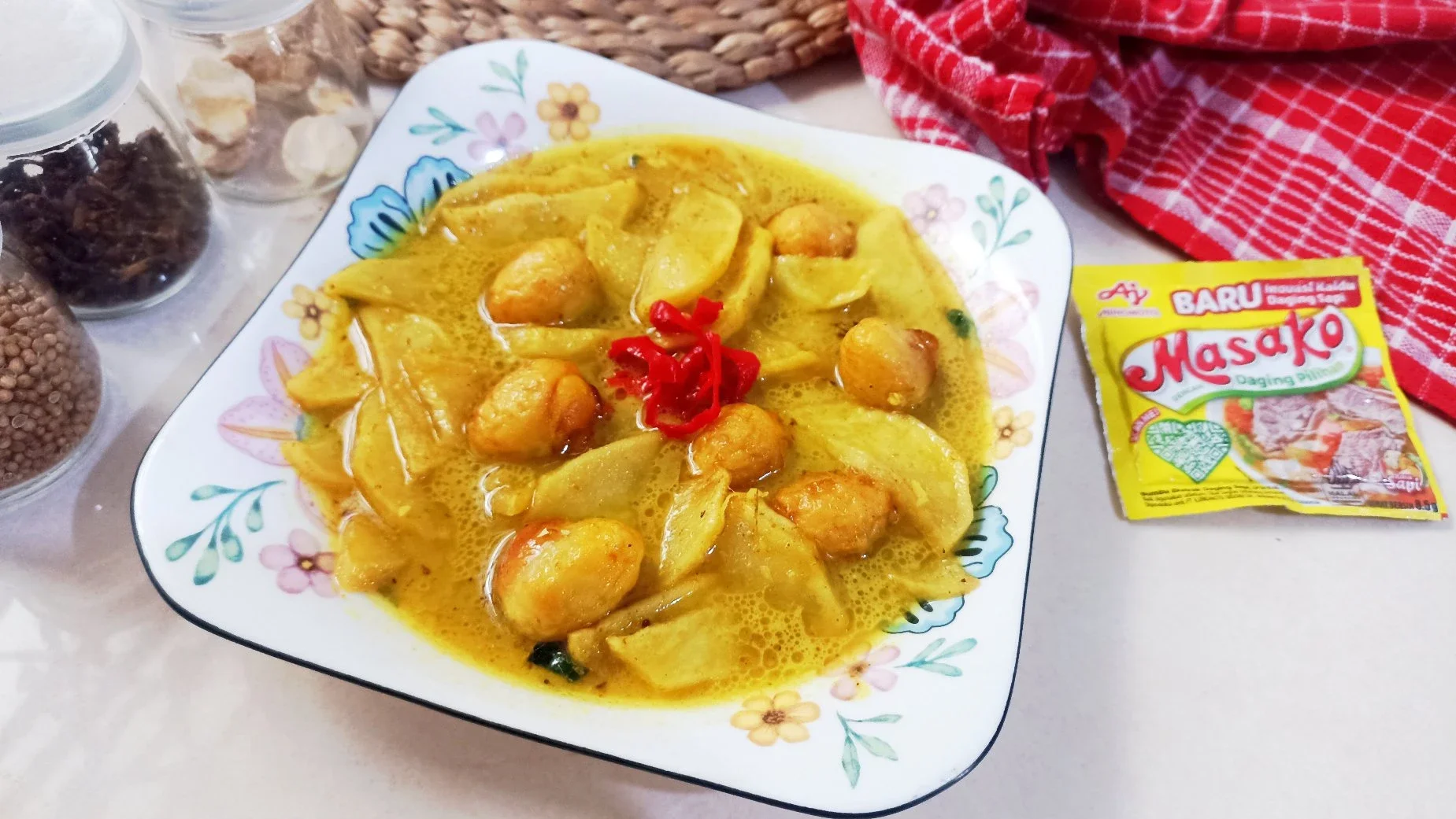 Gulai Kentang Telur Puyuh