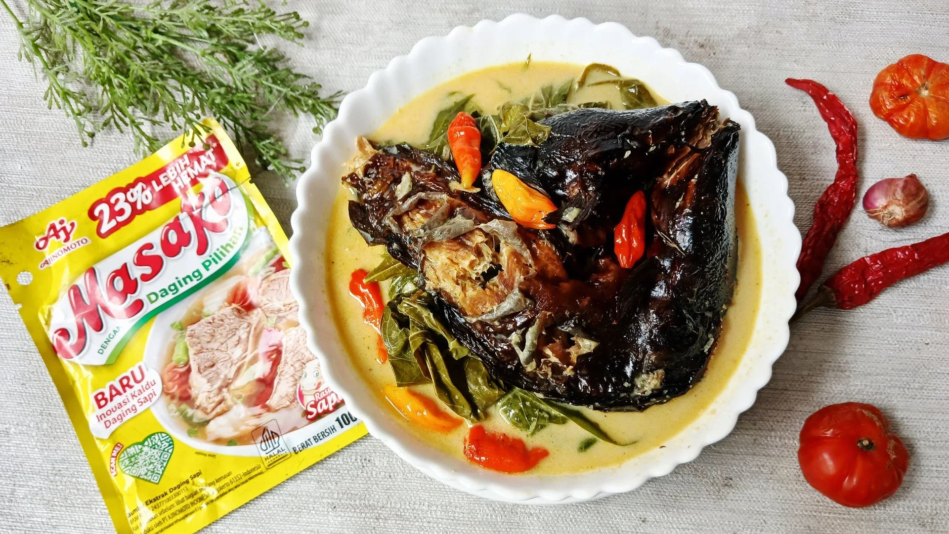 Gulai Lele Salai Daun Singkong