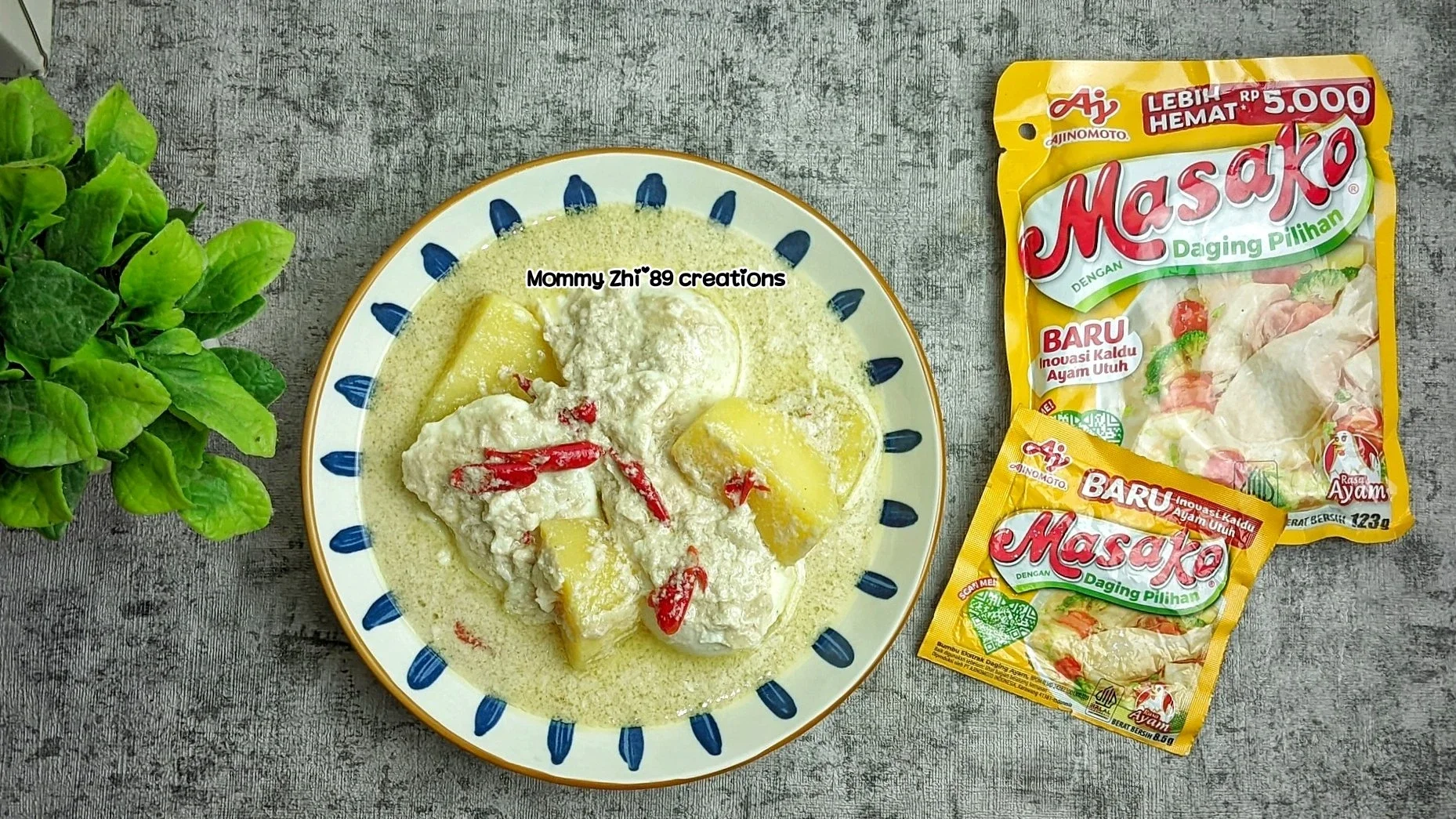 Gulai Manih Kentang Telur