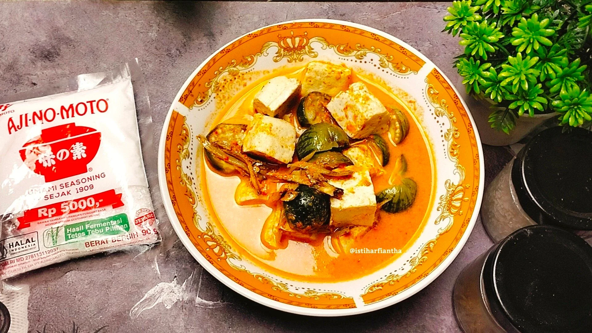 Gulai Pedas Tahu Terong Teri ala AJI-NO-MOTO®