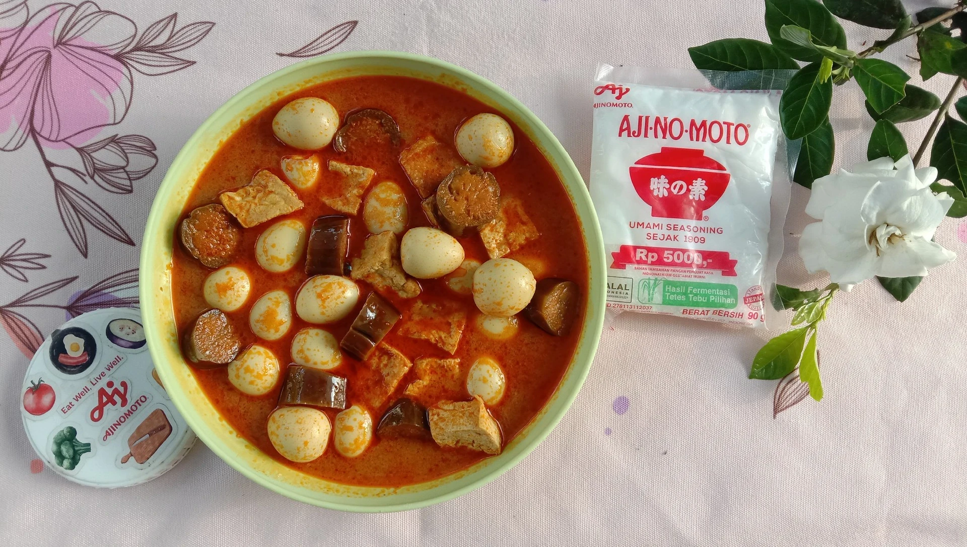 Gulai Telur Puyuh Mix Tahu Terong 