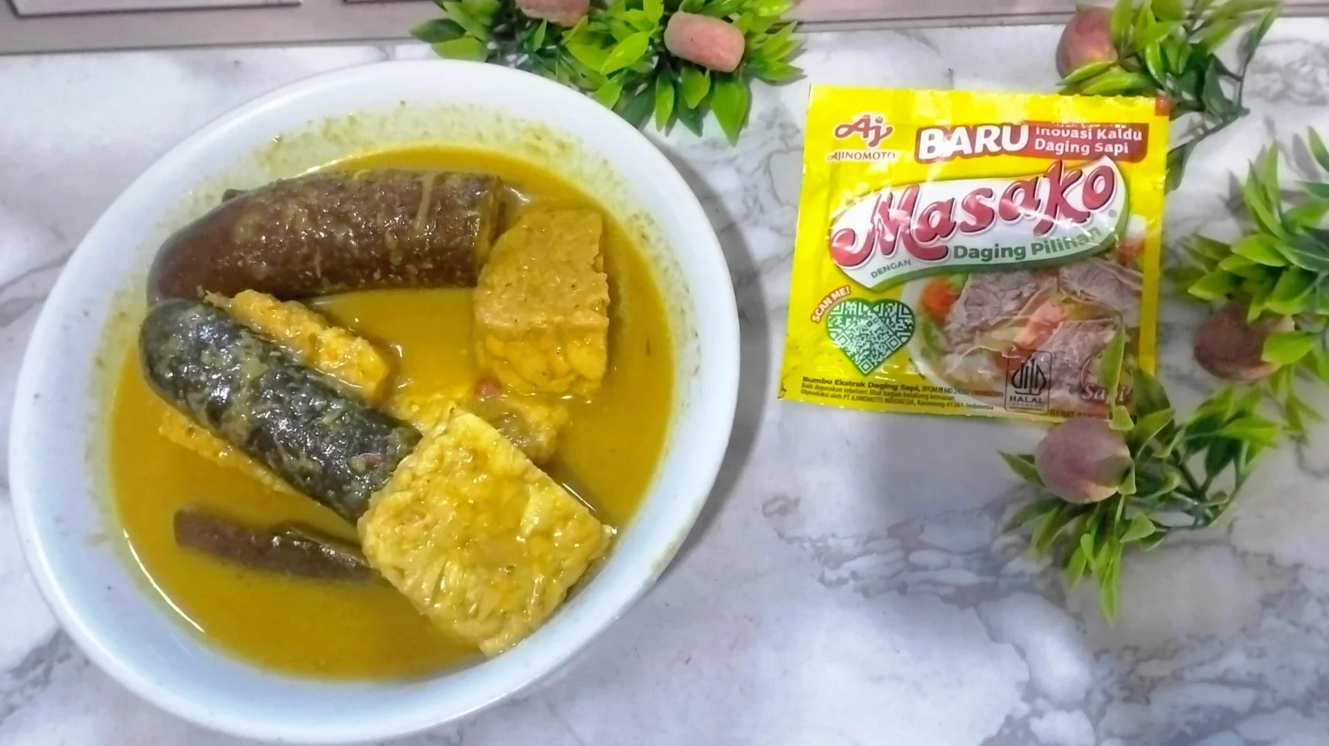 Gulai Tempe terong
