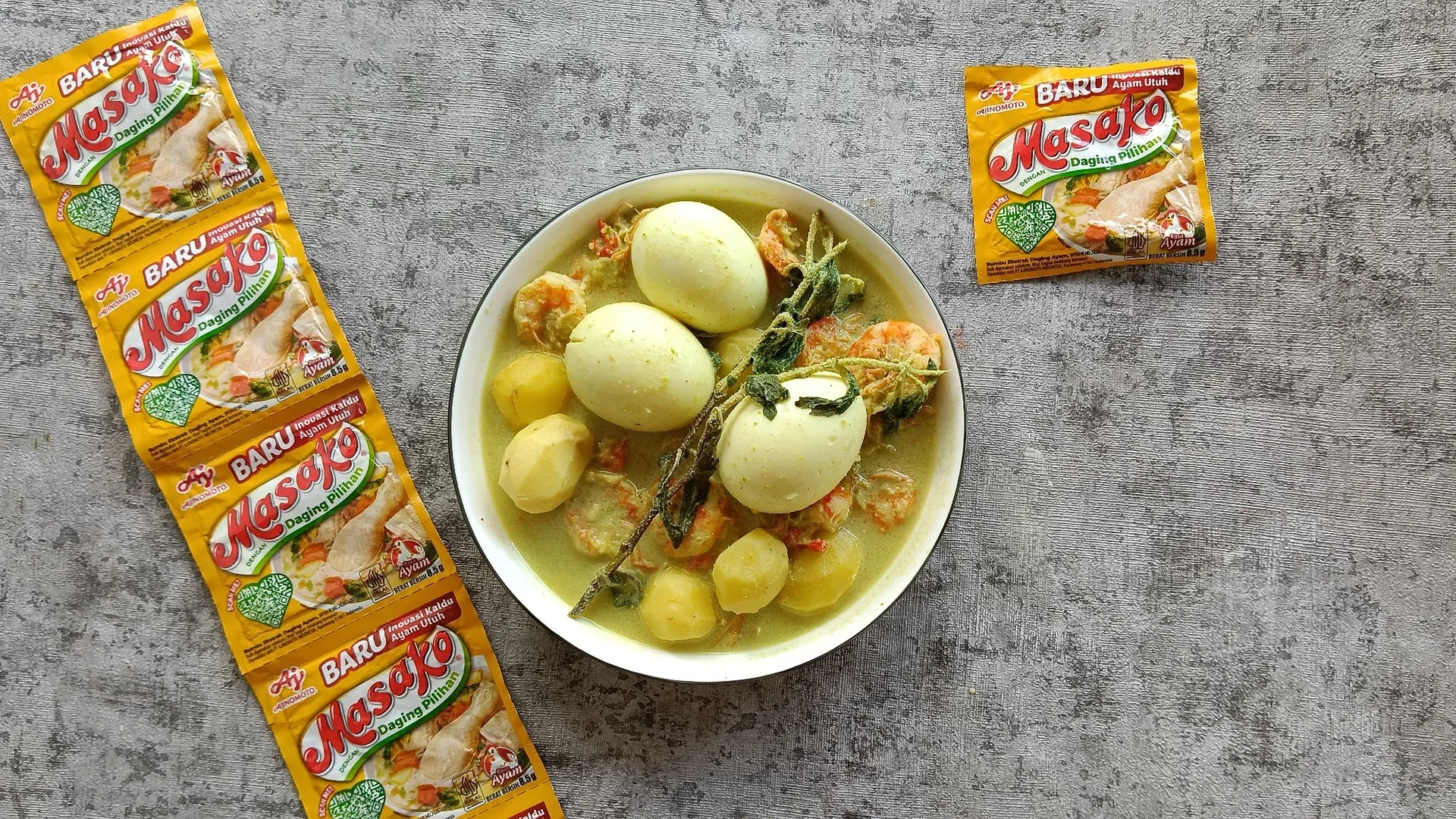 Gulai Udang Telur