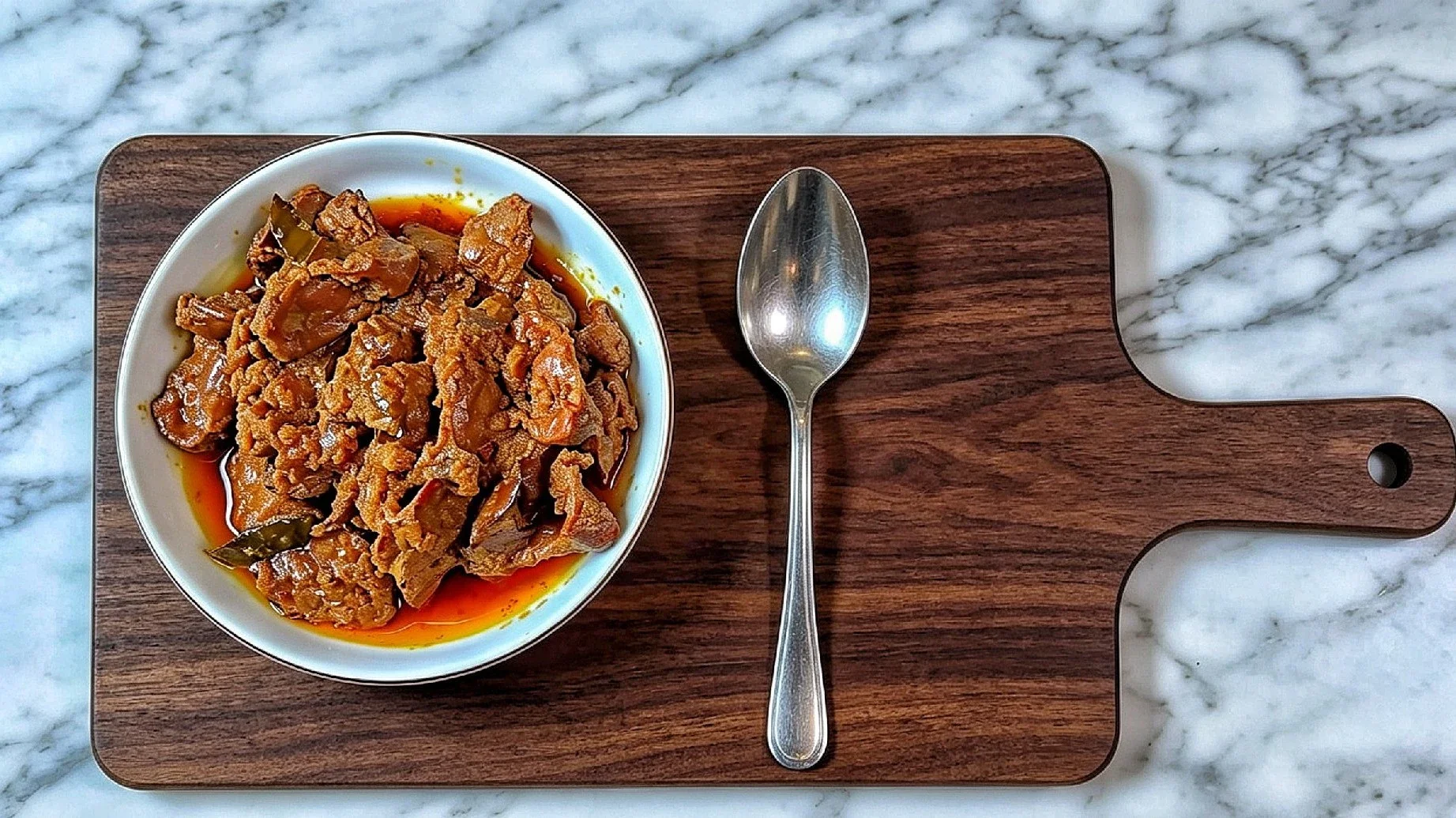 hati ayam kampung bumbu merah