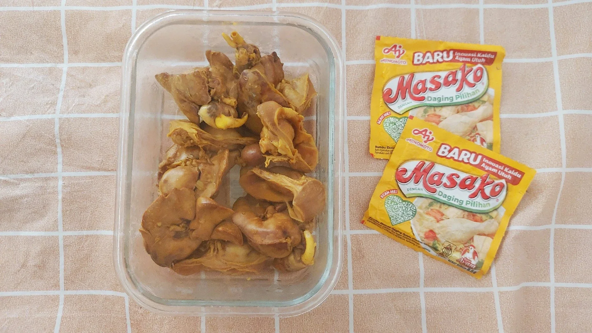 Hati ayam ungkep