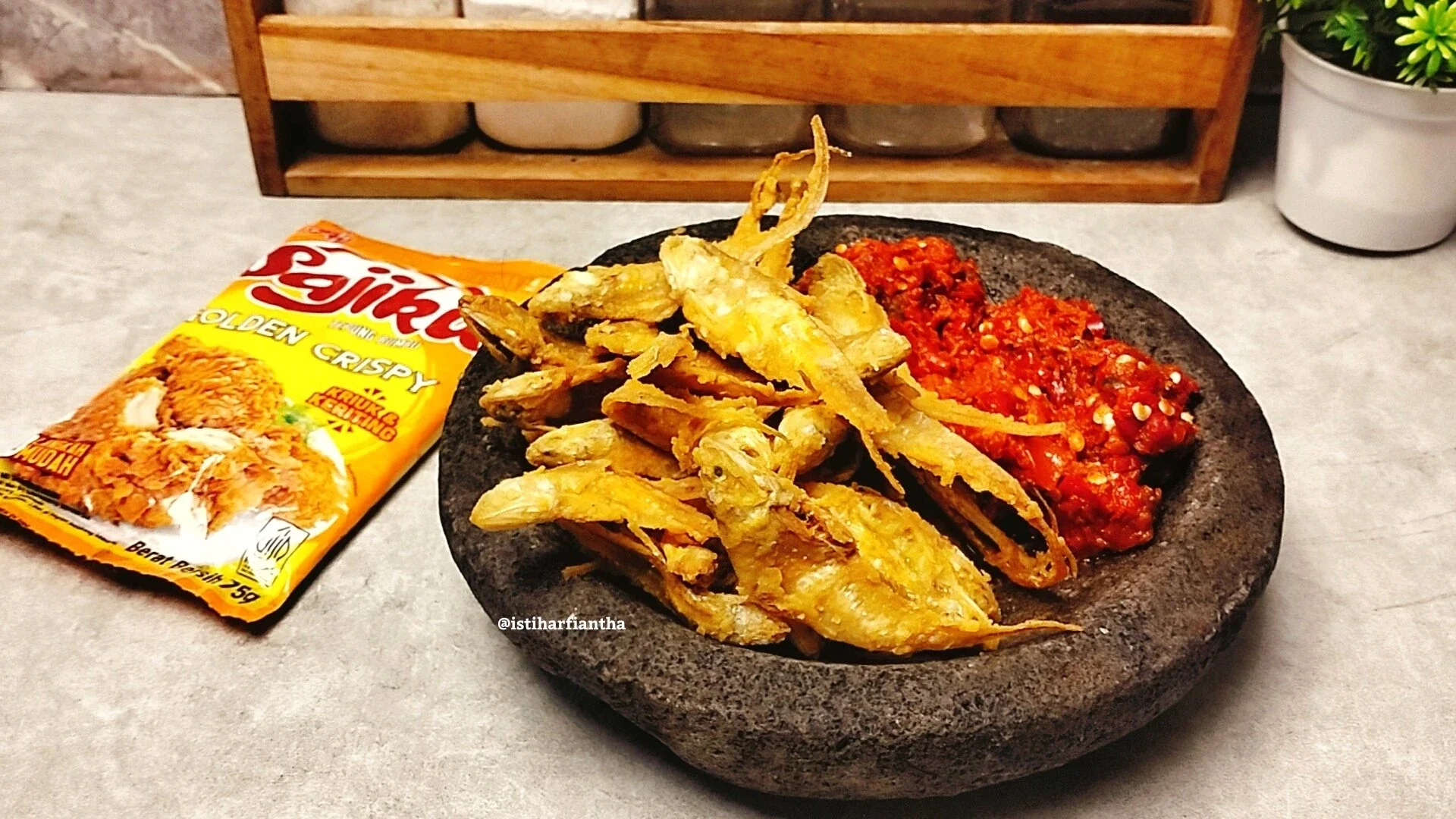 Ikan Asin Bulu Ayam Crispy ala SAJIKU® #SajikuLezatMeresapSampaiDalam