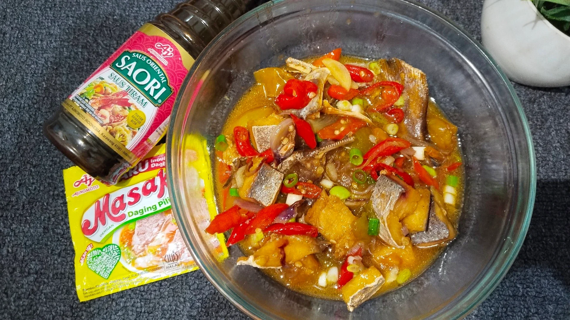Ikan Asin Jambal Asam Manis Pedas
