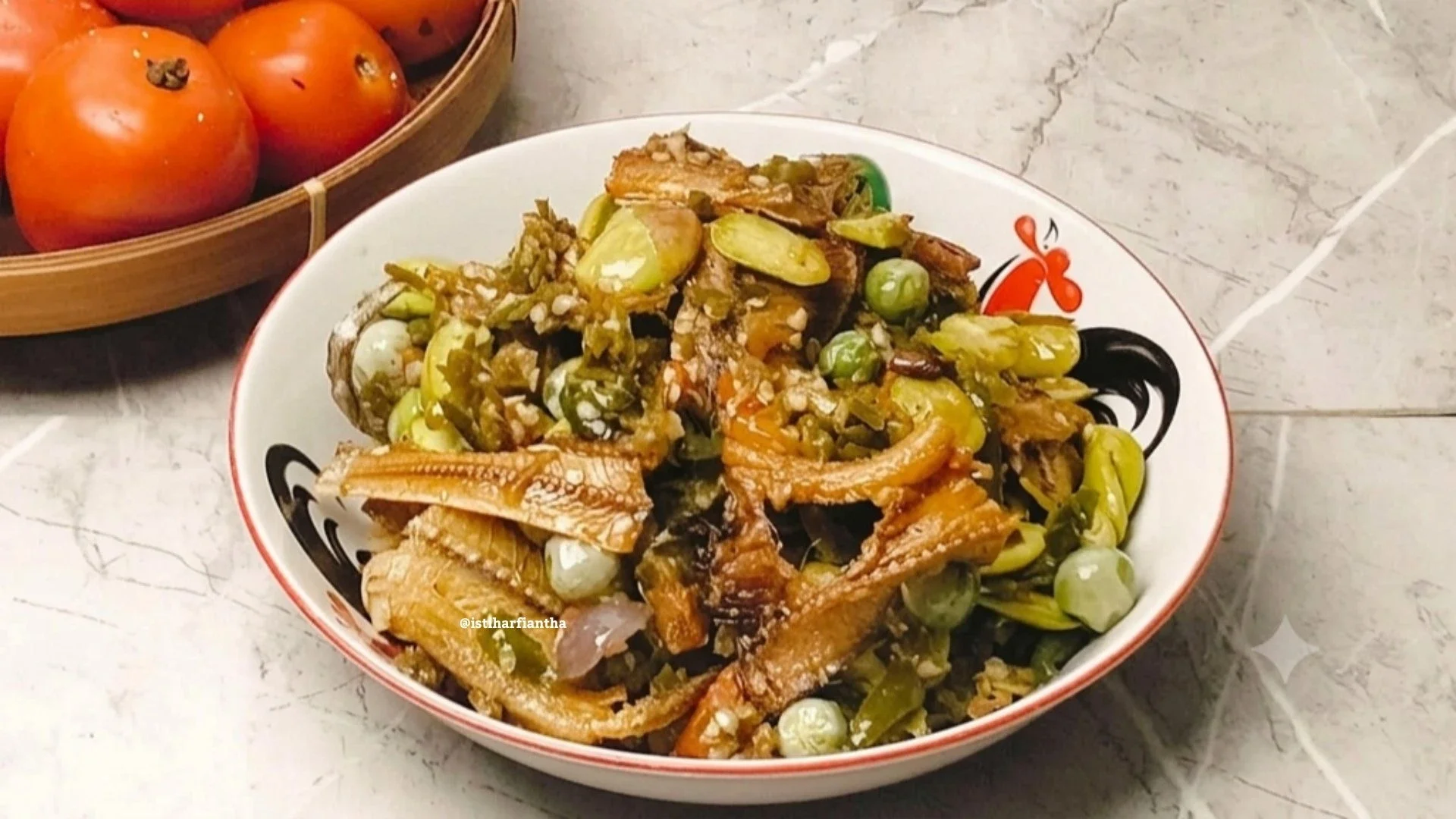 Ikan Asin Cempokak Pete Cabe Ijo