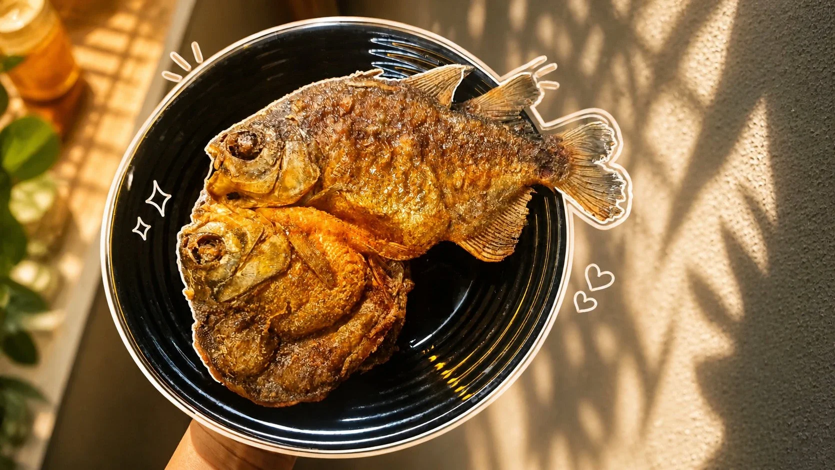 Ikan Bawal Goreng Garing