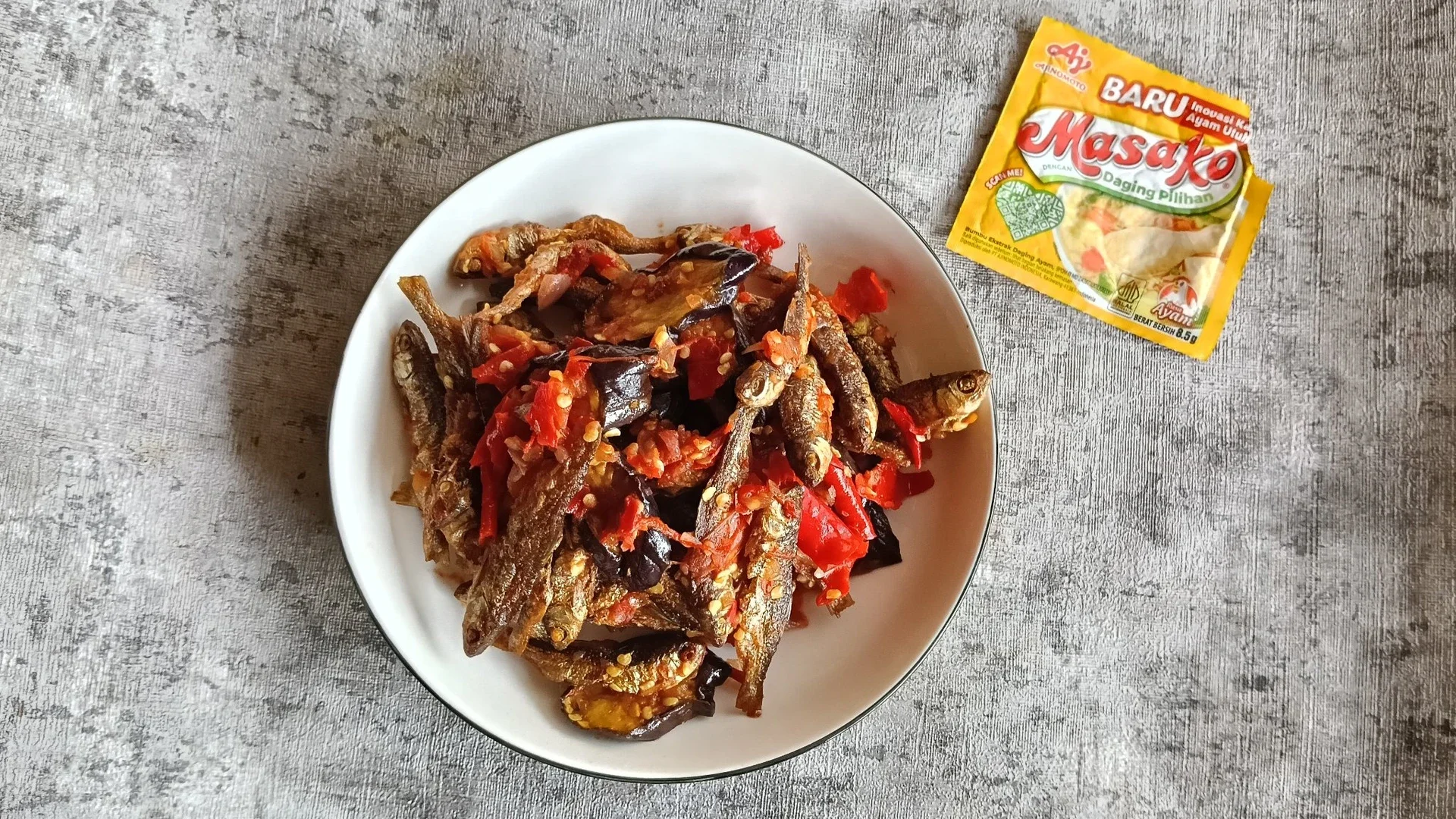 Ikan Bilih Sambalado Uwok
