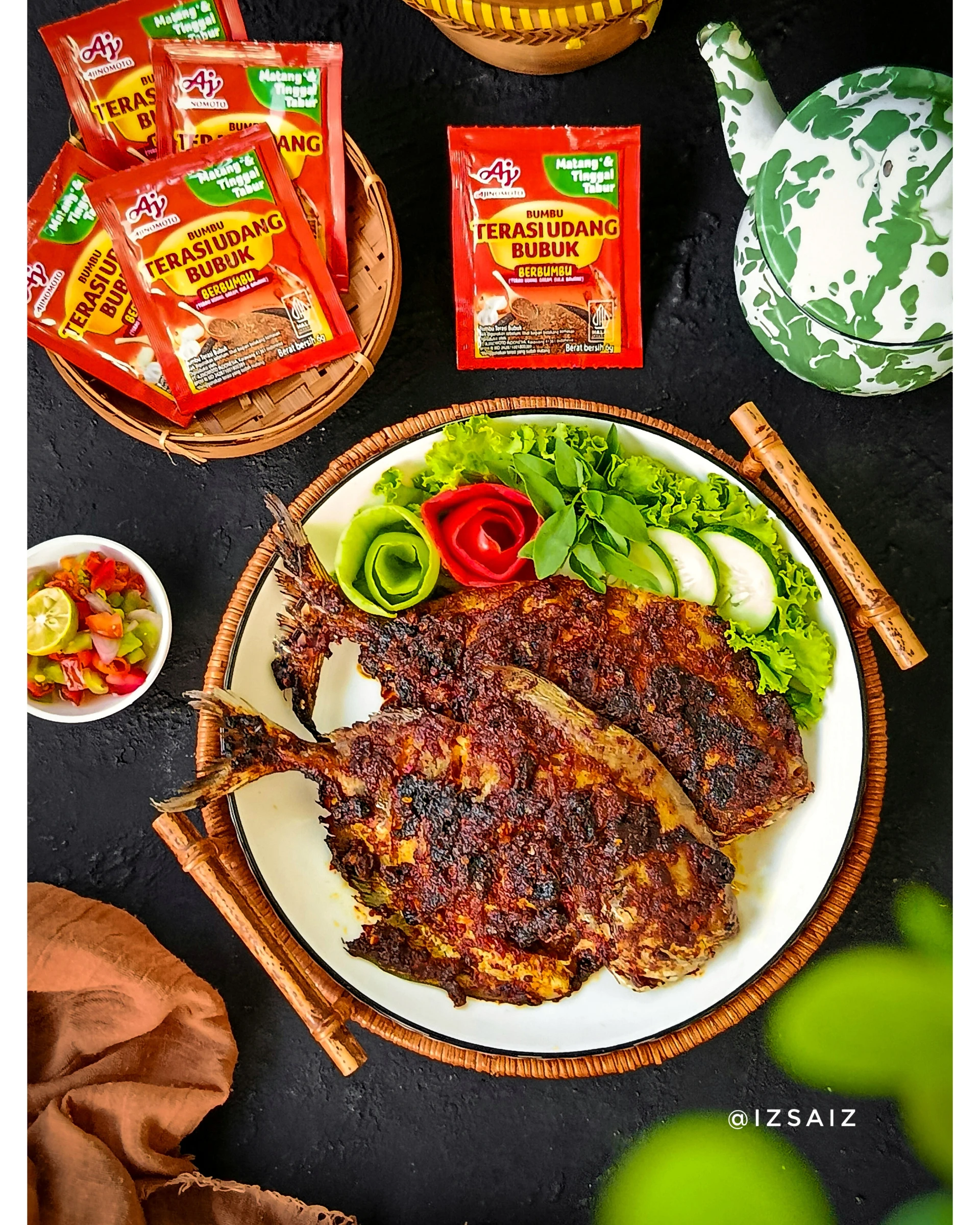 Ikan Dorang Bakar Bumbu Jimbaran