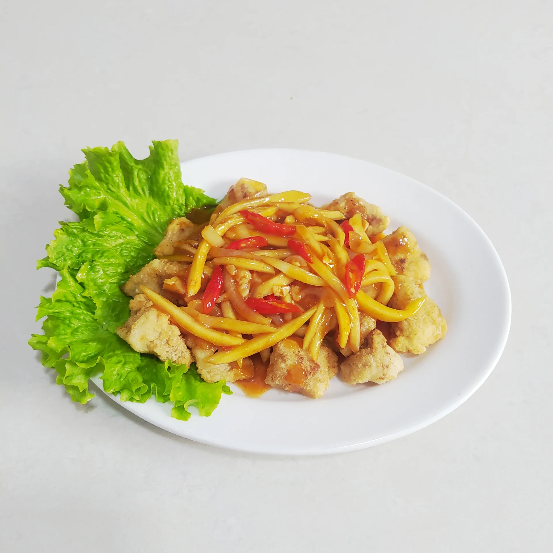 Ikan Goreng Saus Mangga Khas Thailand
