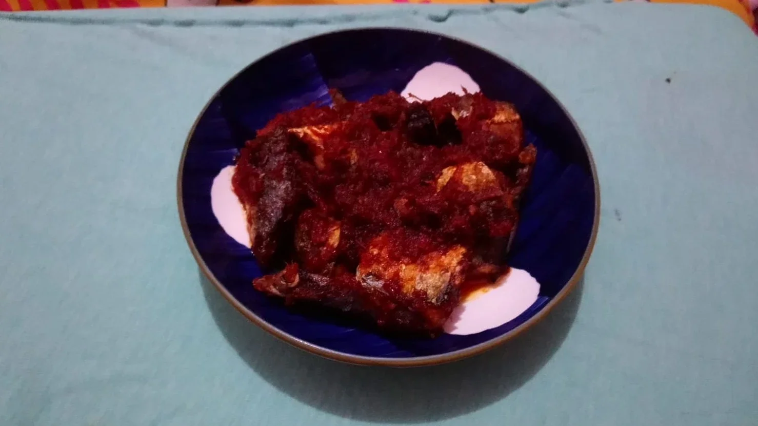 Ikan kembung Sambal terasi