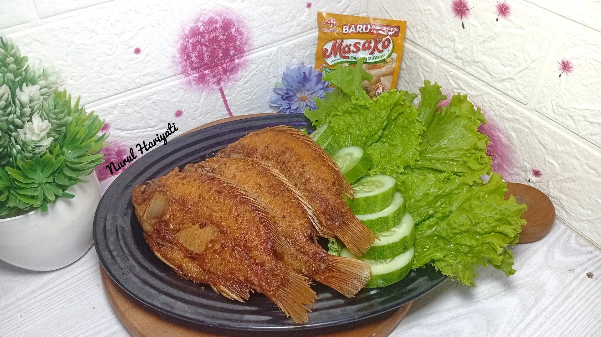 Ikan Nila Goreng Masako