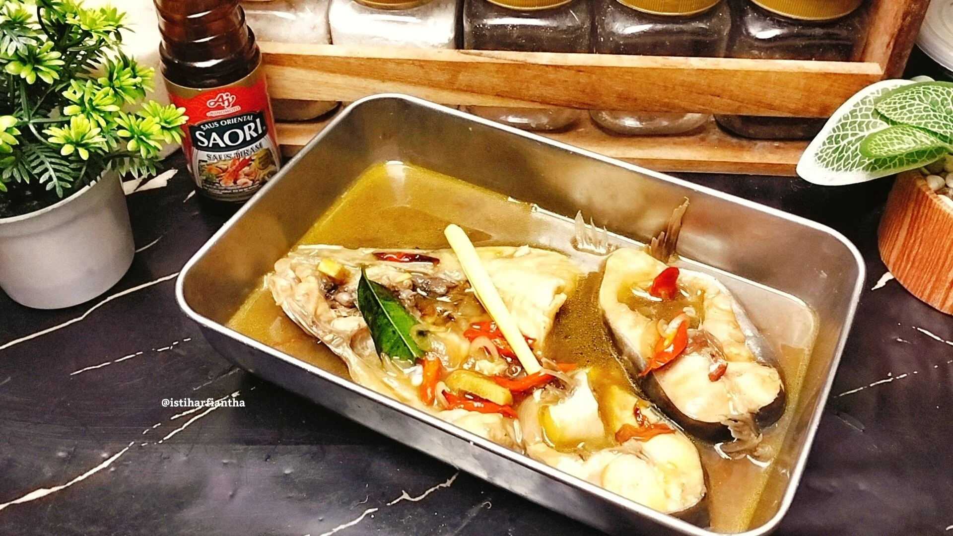 Ikan Patin Bumbu Iris Saus Tiram
