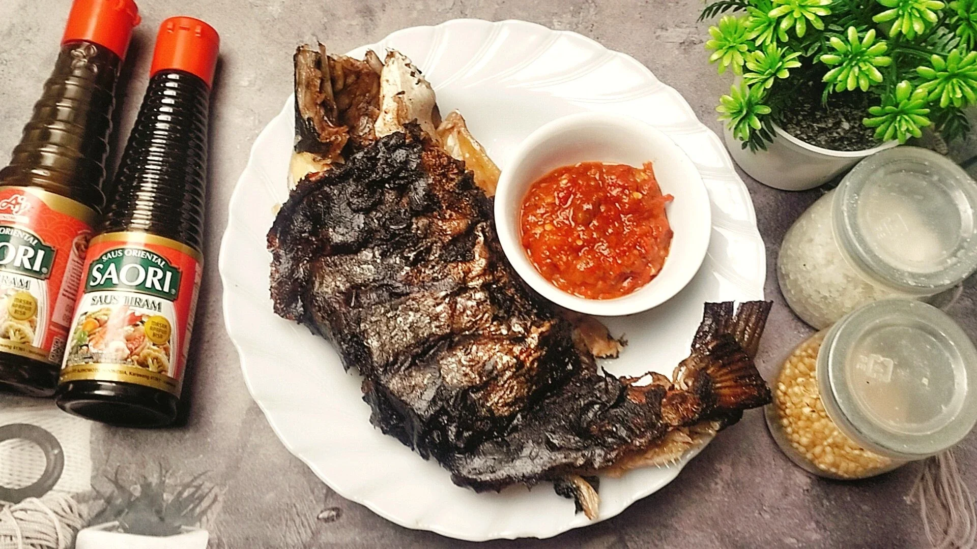 Ikan Patin Panggang Saus Tiram
