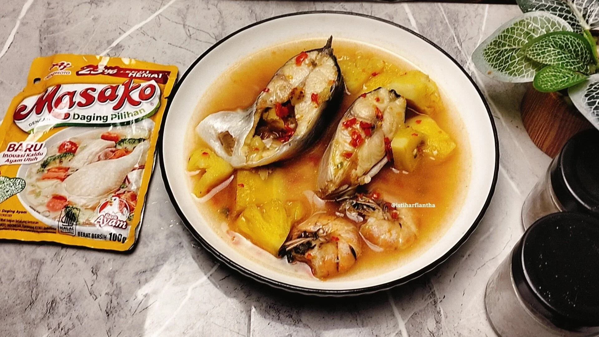 Ikan Patin Udang Nanas Pedas Gurih ala MASAKO®