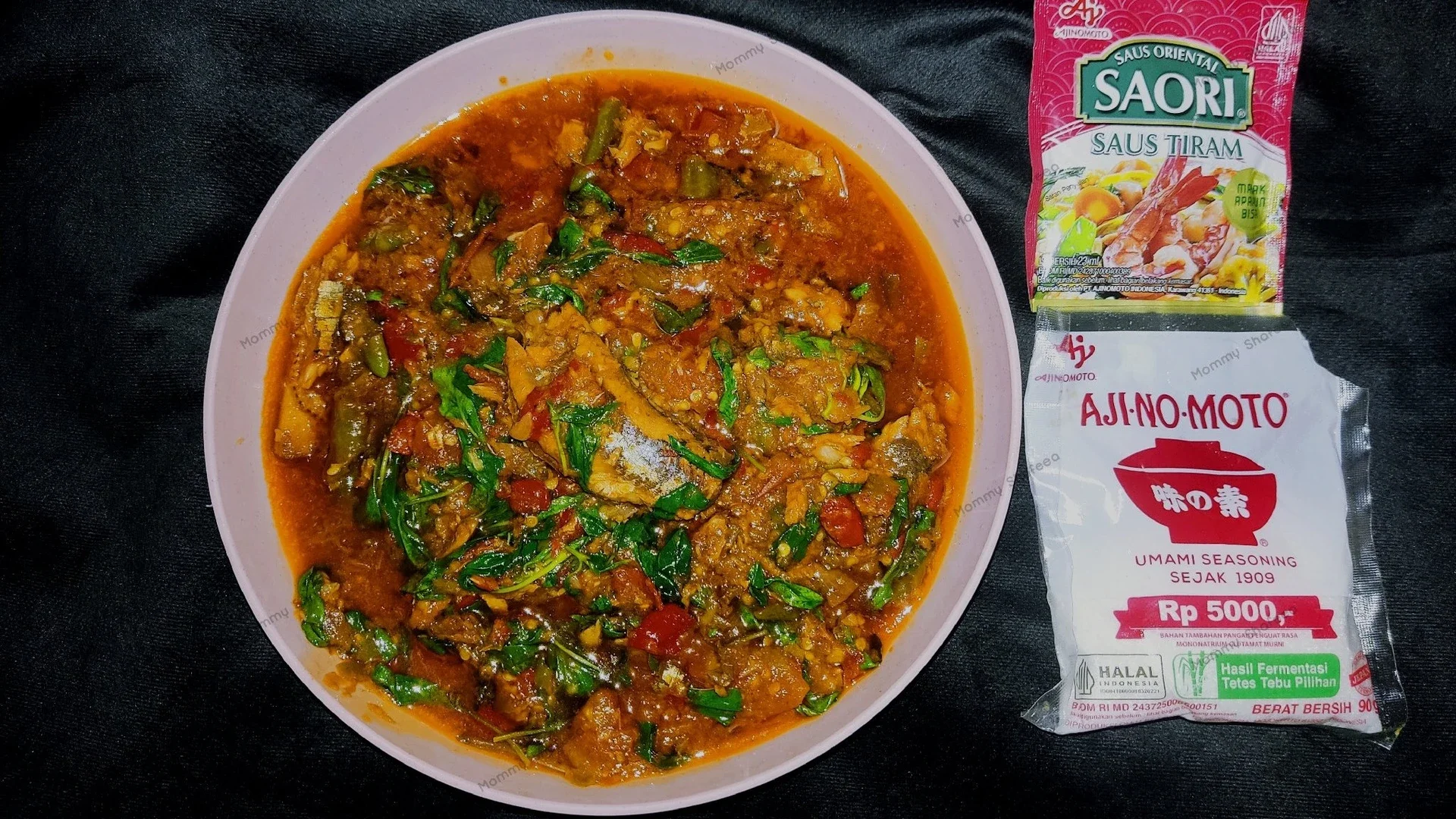 Ikan Sarden Daun Kemangi Ala SAORI® dan AJI-NO-MOTO®