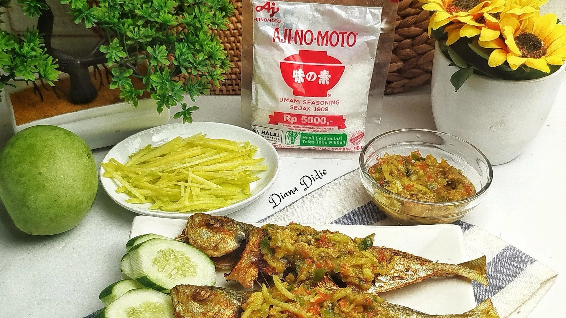 Ikan Selar Goreng Sambal Mangga 