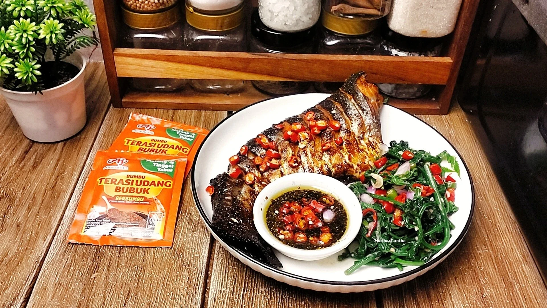 Iwak Patin Bebanam Banjar ala AJINOMOTO® Terasi Udang #NikmatTanpaDrama