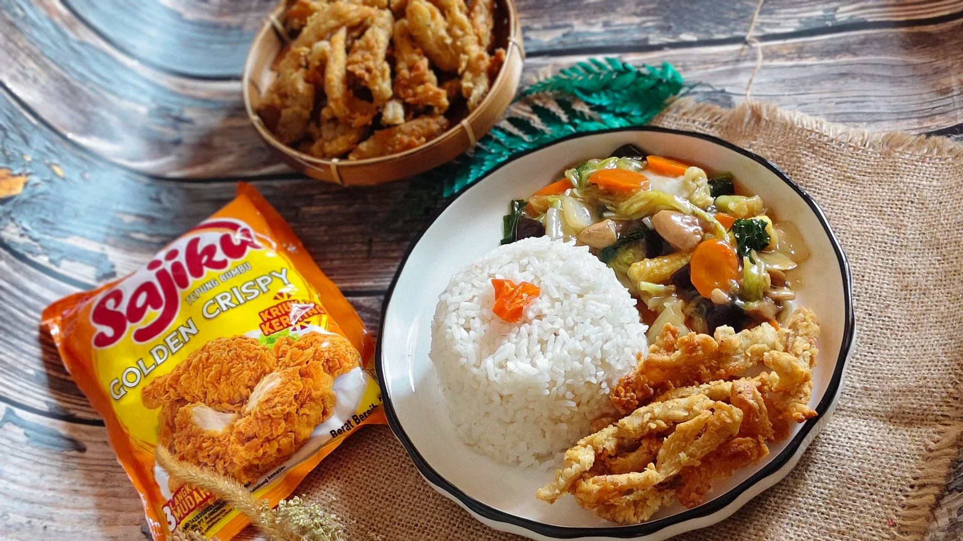 Jamur Crispy Mix Capcay #SajikuMeresapSampaiDalam
