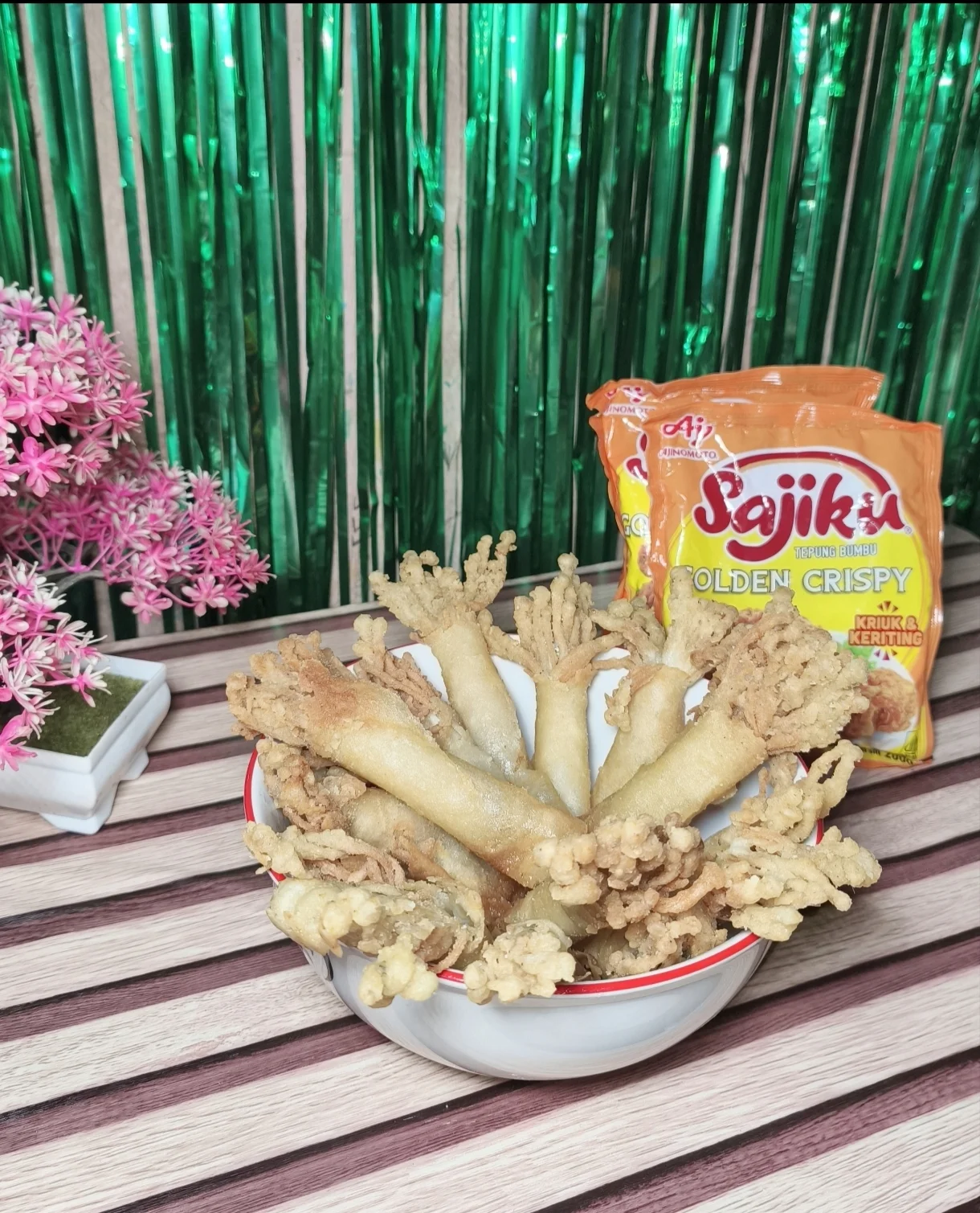 Jamur Enoki Crispy