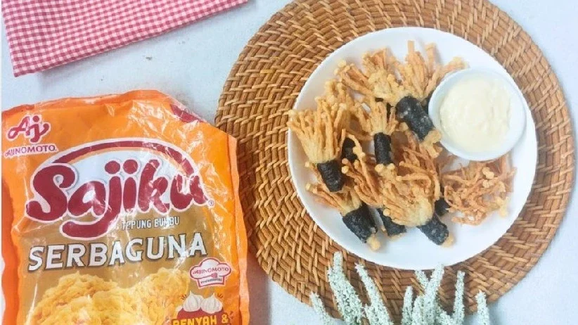 Jamur Enoki Crispy ala Sajiku #KreasiSerbaJamur