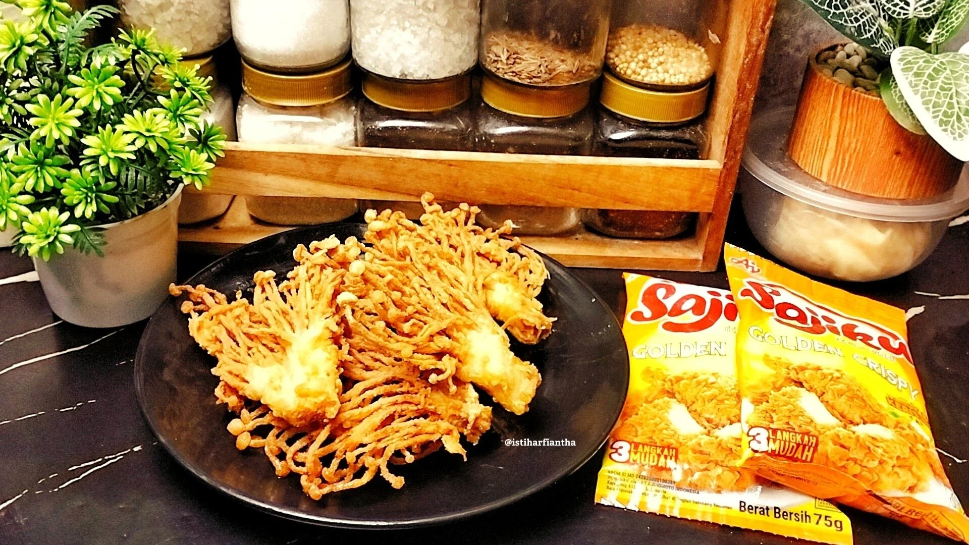 Jamur Enoki Goreng Crispy ala SAJIKU® #SajikuLezatMeresapSampaiDalam