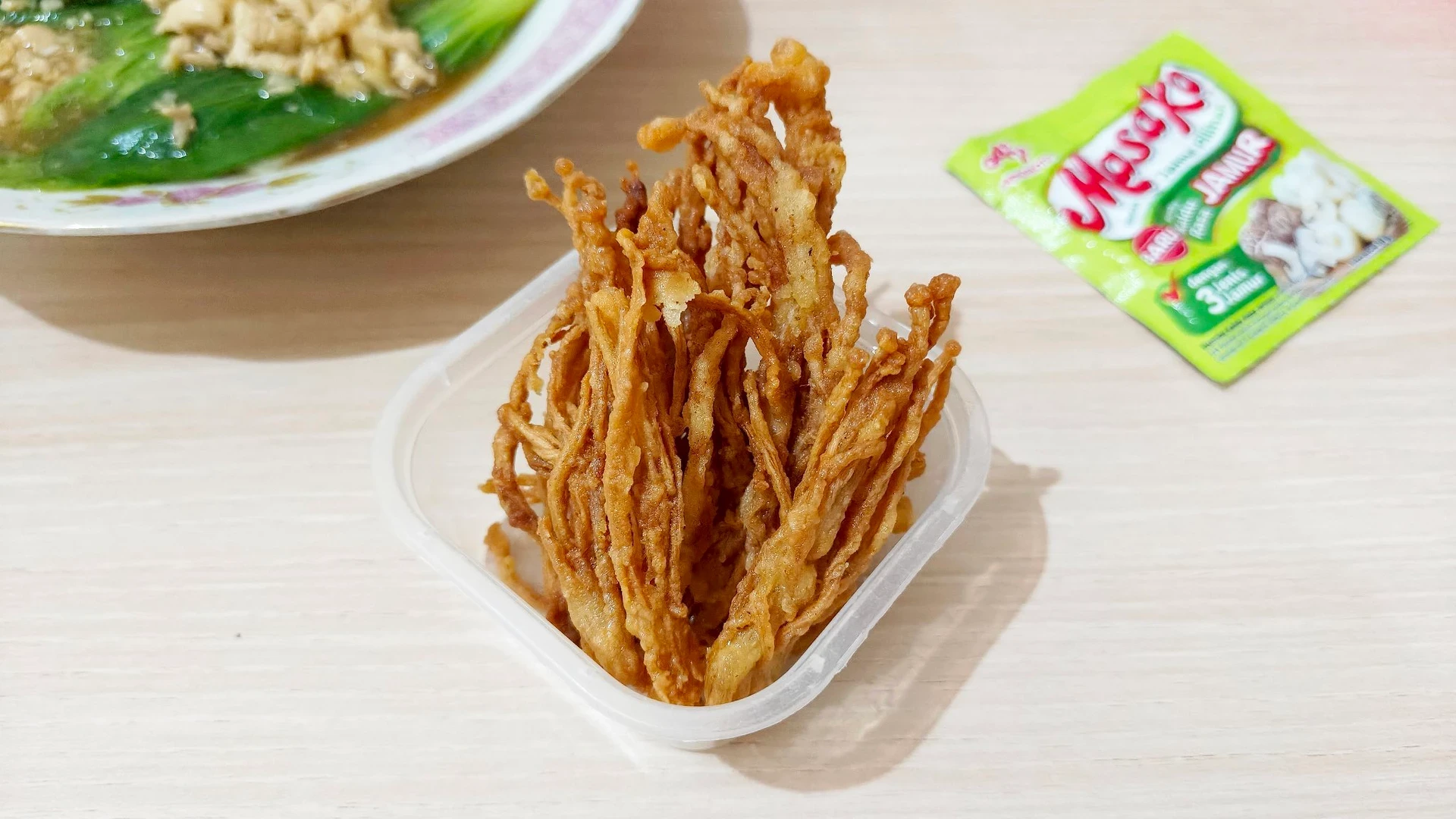 Jamur Enoki Krispi ala Masako